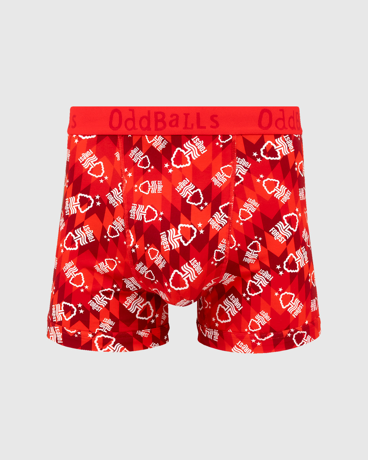 NFFC Oddballs Red Polygon Boxer Shorts