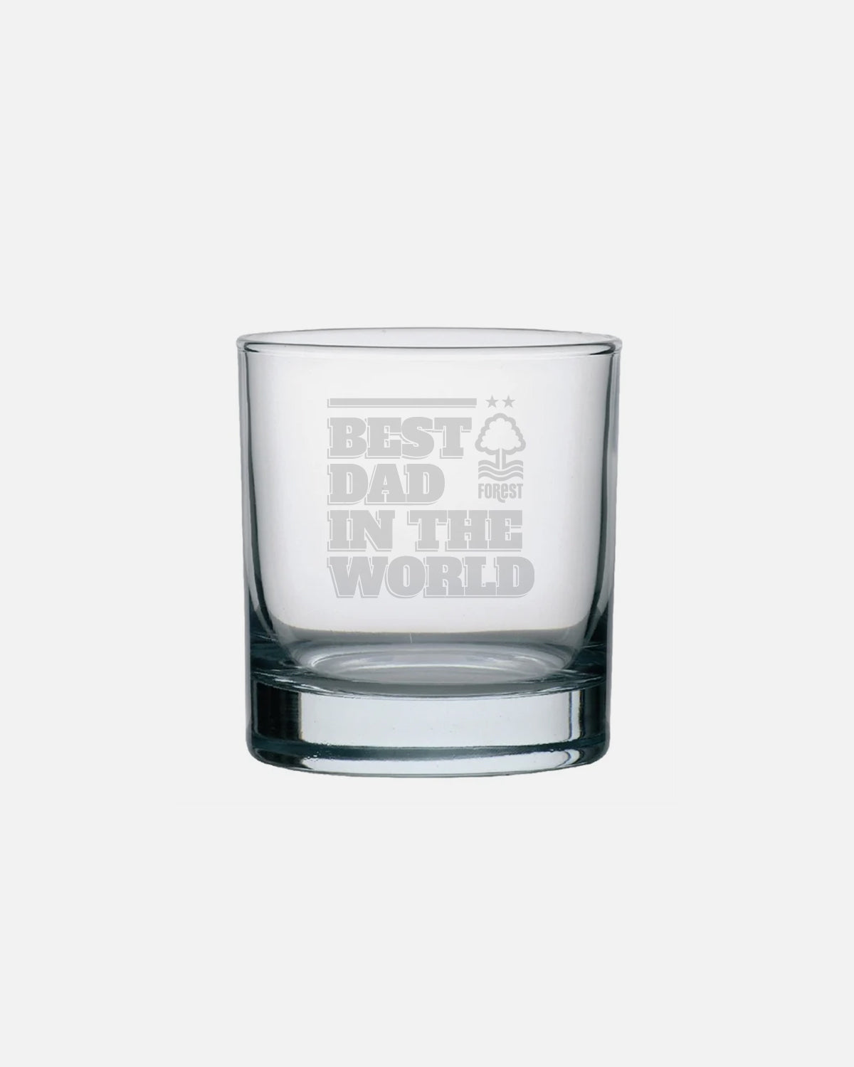 NFFC Best Dad In The World Whiskey Glass