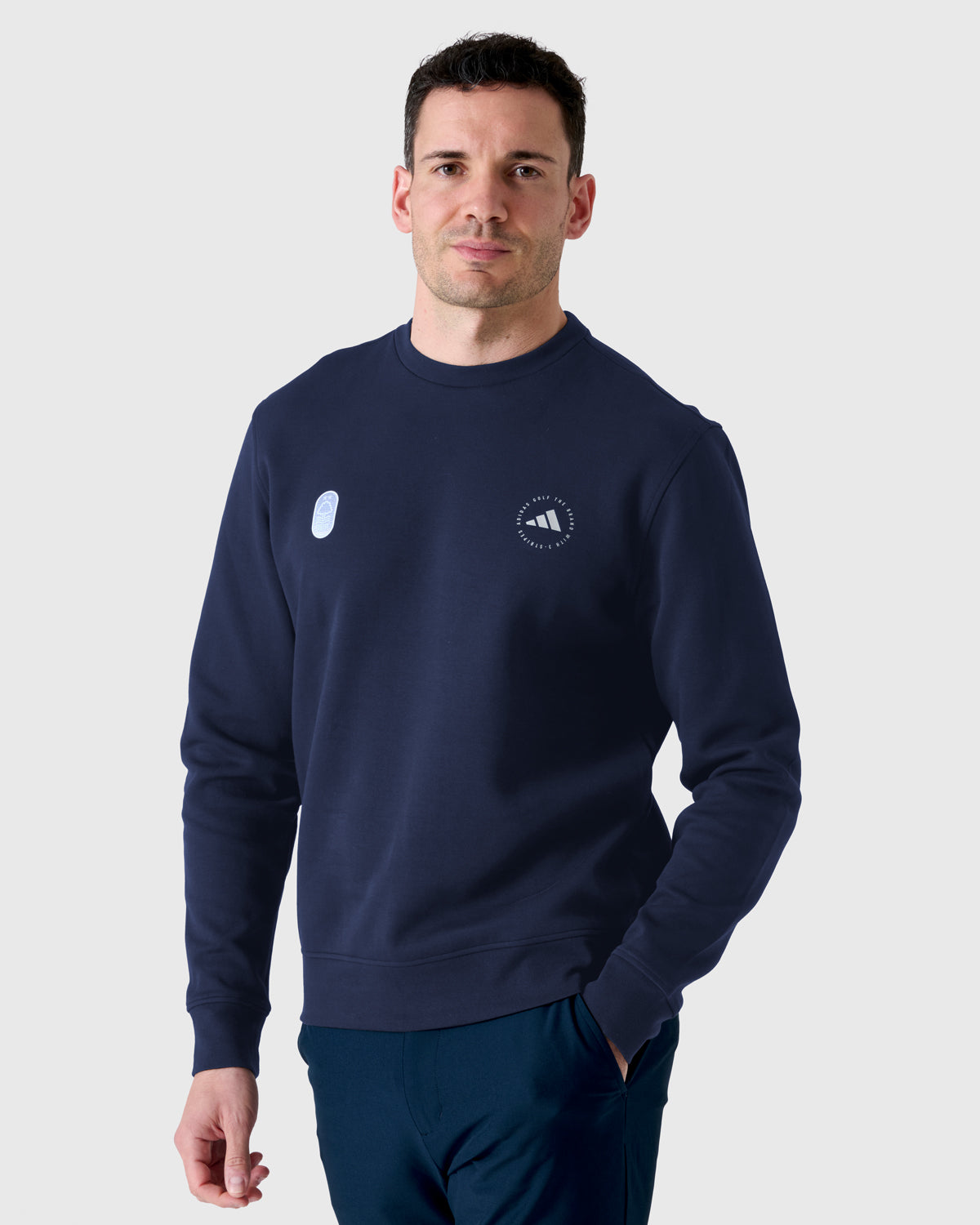 NFFC Adidas Golf Core Navy Crewneck Sweatshirt