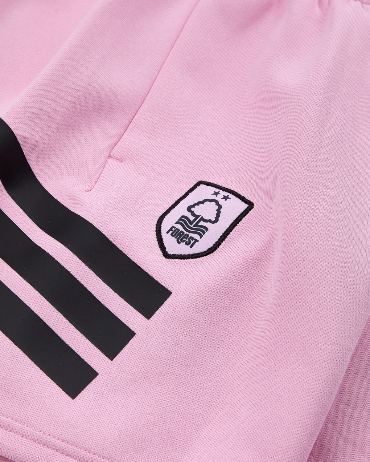 NFFC adidas Women's Future Icons Pink 3-Stripe Shorts