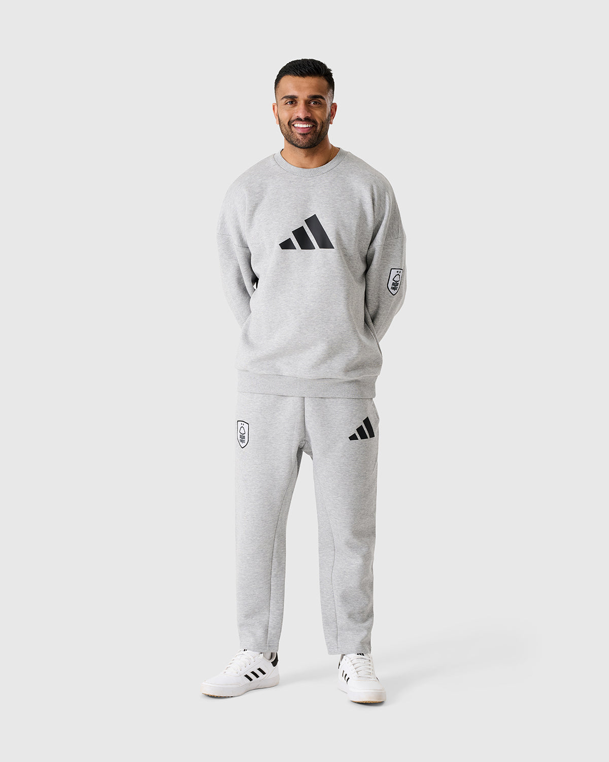 NFFC Adidas Future Icons 3 Bar Crewneck Sweater