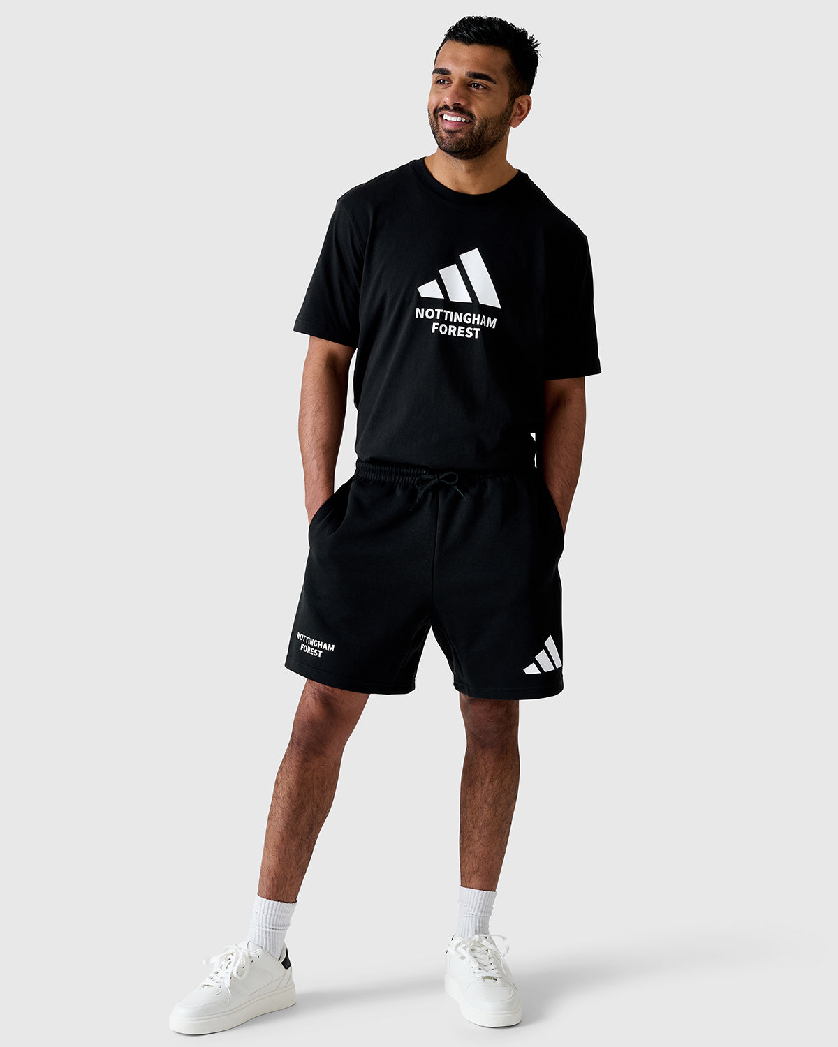 NFFC Adidas Future Icons 3-Bar Black T-Shirt