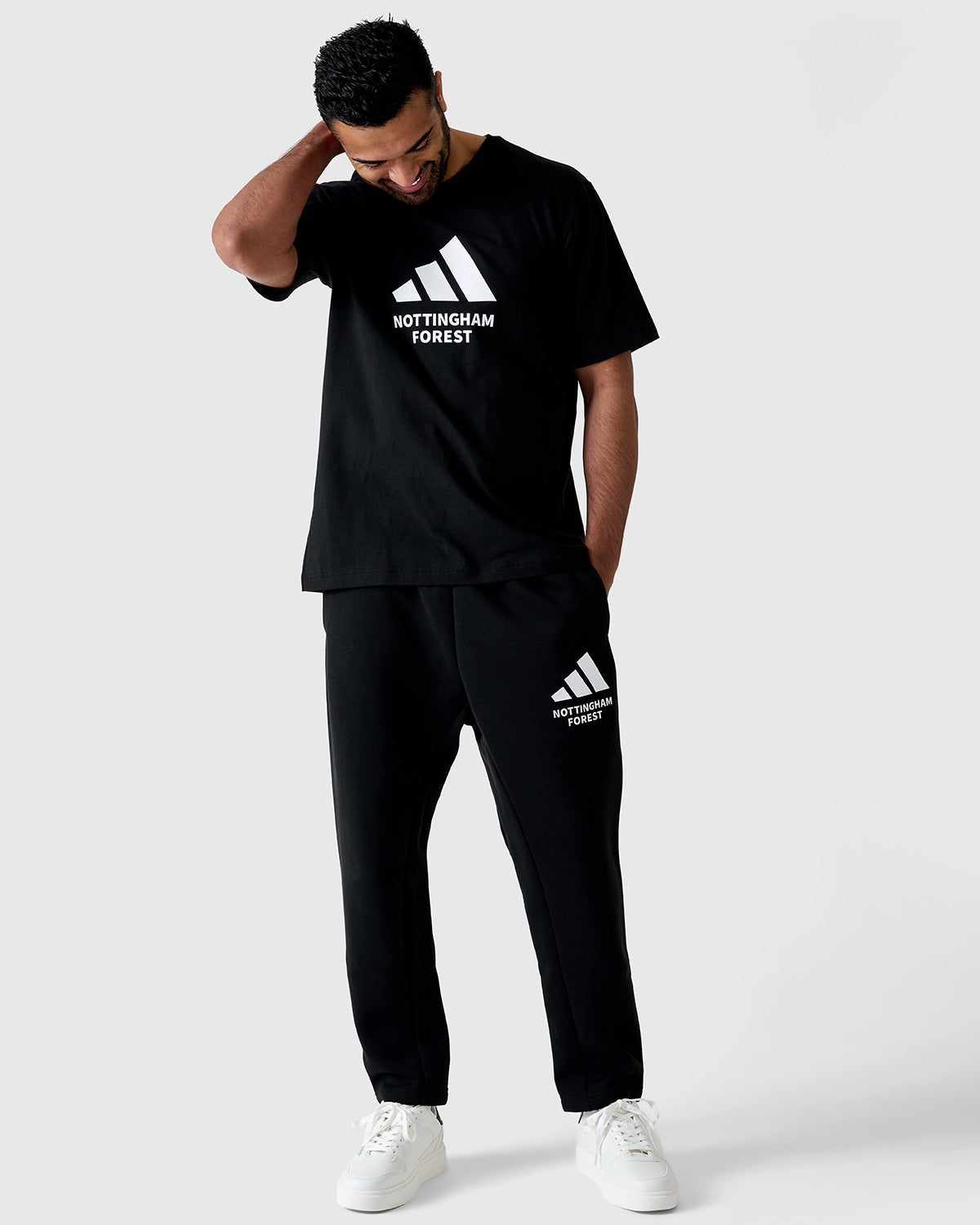 NFFC Adidas Future Icons 3-Bar Black T-Shirt