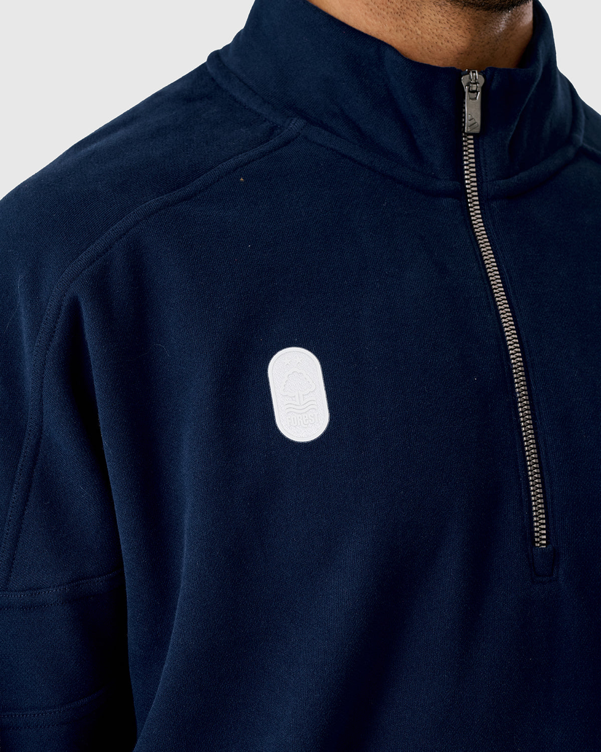 NFFC Adidas Golf Go-To Navy Hybrid 1/4 Top