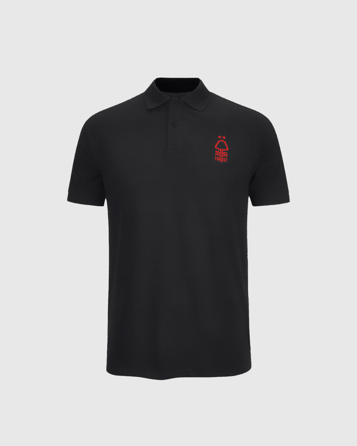 NFFC Junior Black Essential Crest Polo