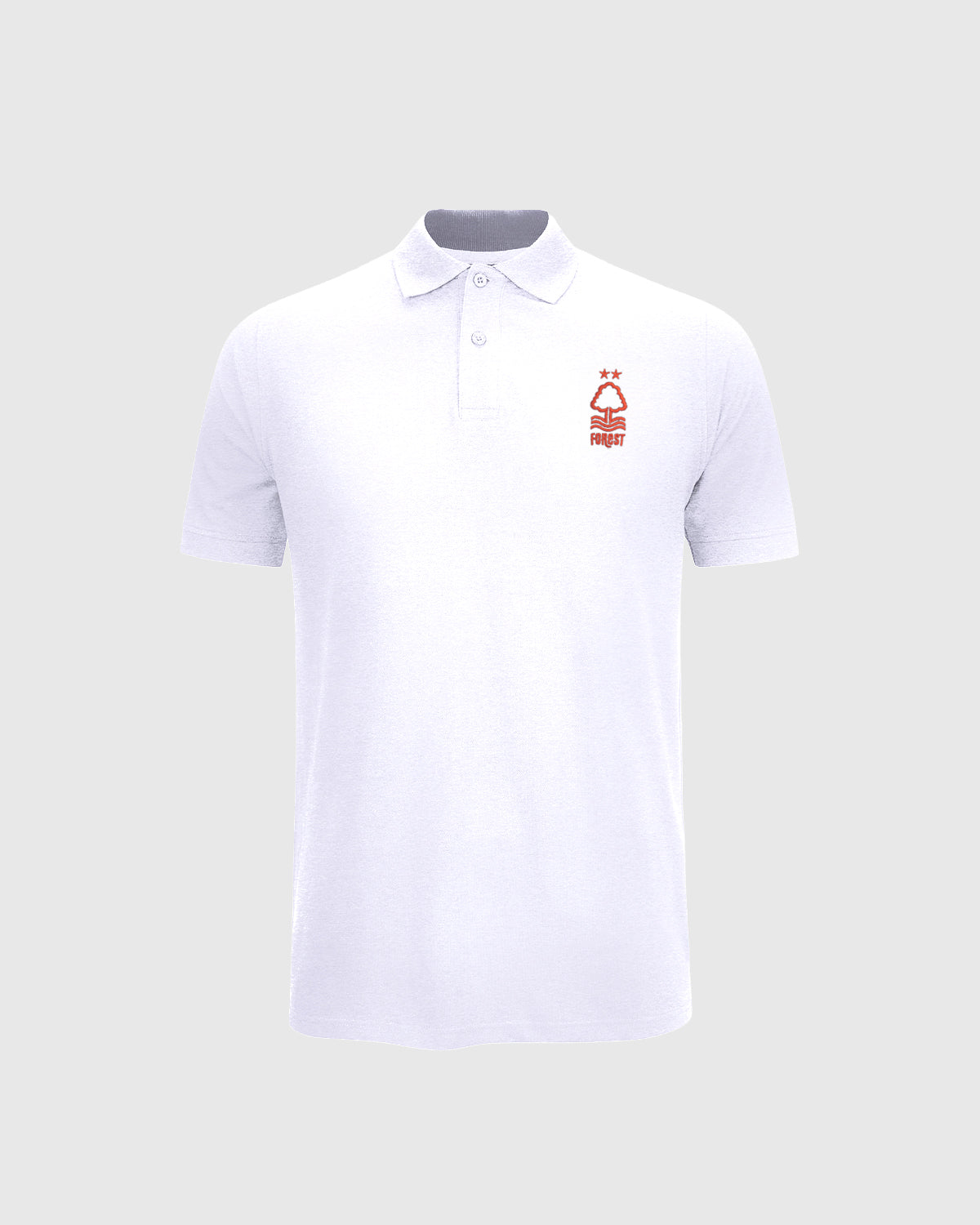 NFFC Junior White Essential Crest Polo