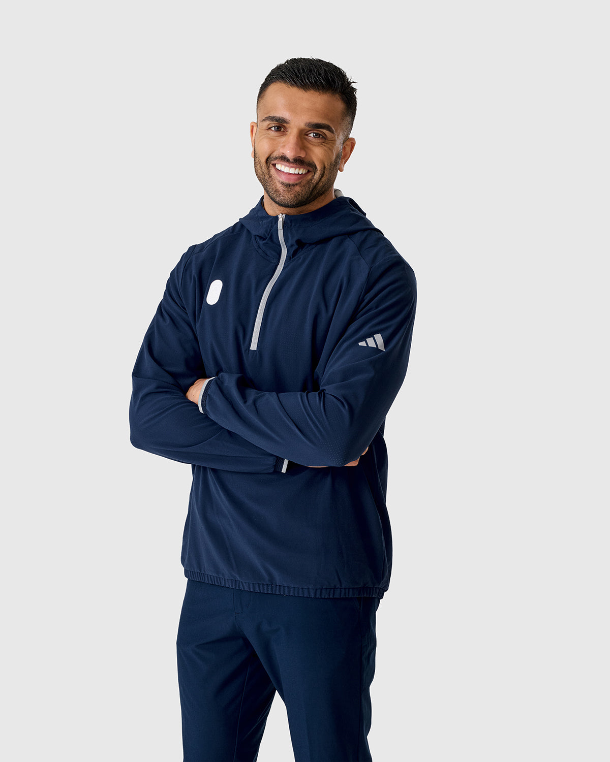NFFC Adidas Golf Ultimate365 Navy 1/2 Zip Anorak