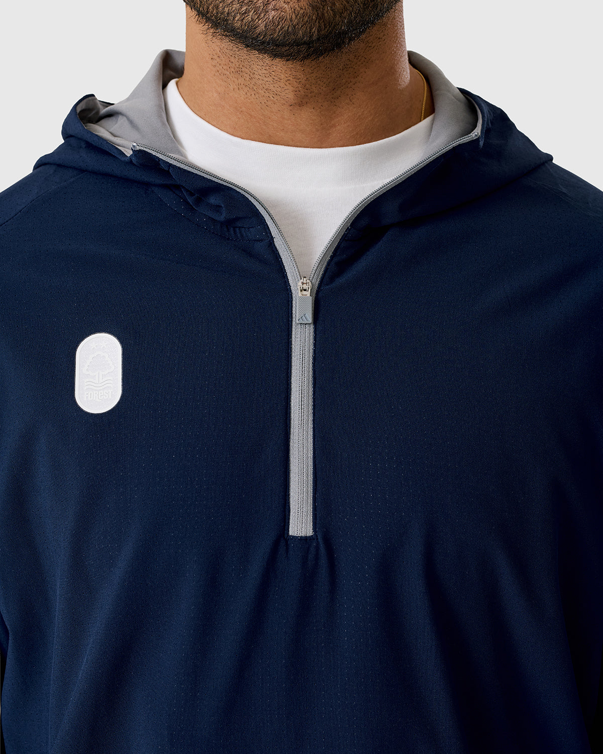 NFFC Adidas Golf Ultimate365 Navy 1/2 Zip Anorak