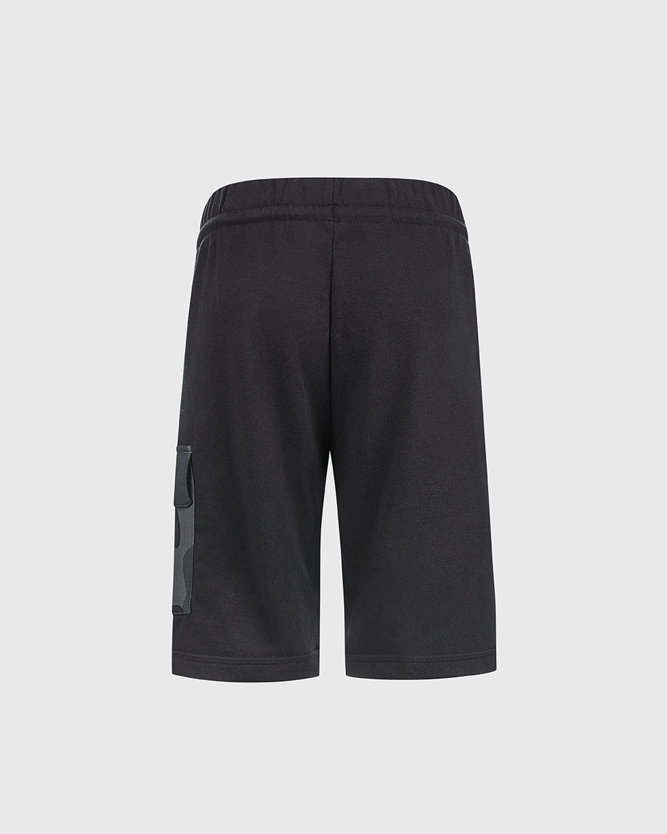 NFFC adidas Junior Black Camo Print Shorts