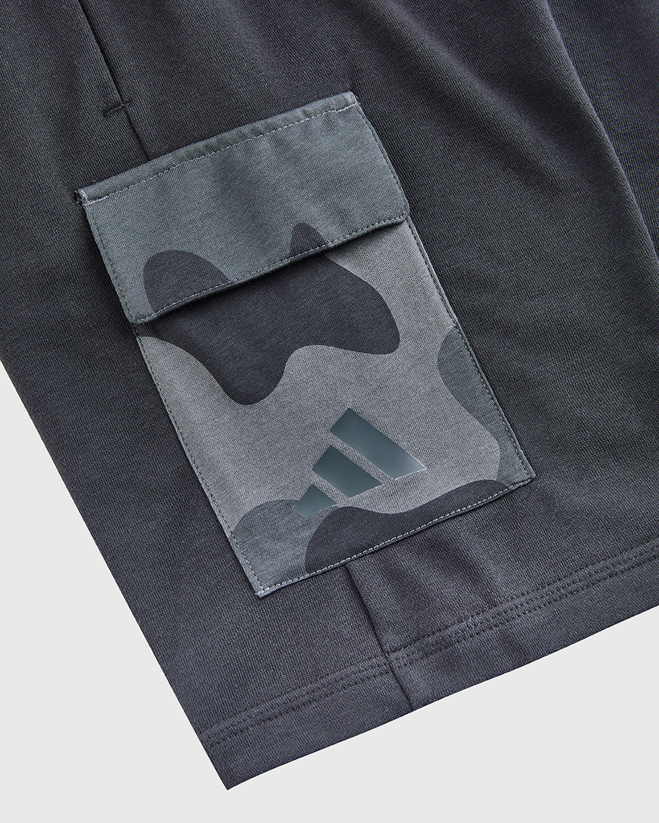 NFFC adidas Junior Black Camo Print Shorts