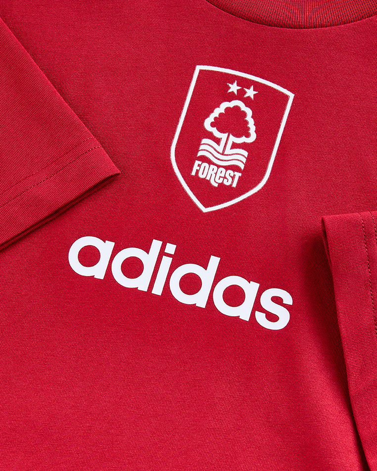 NFFC adidas Maroon Linear T-Shirt