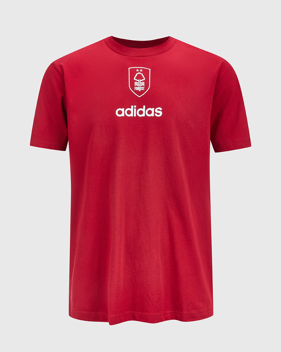 NFFC adidas Maroon Linear T-Shirt