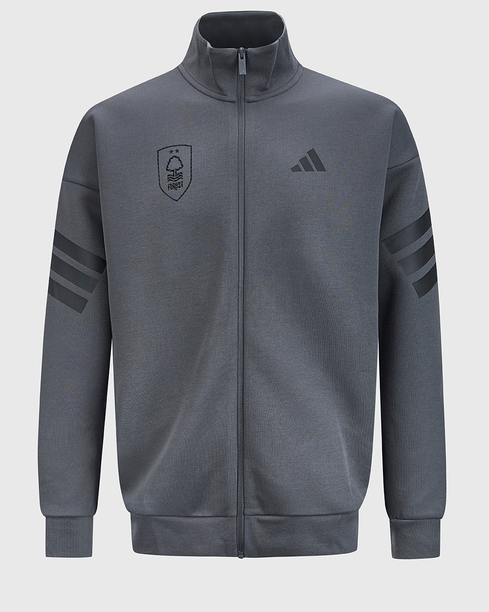 NFFC adidas Grey Future Icons 3-Stripe Track Top