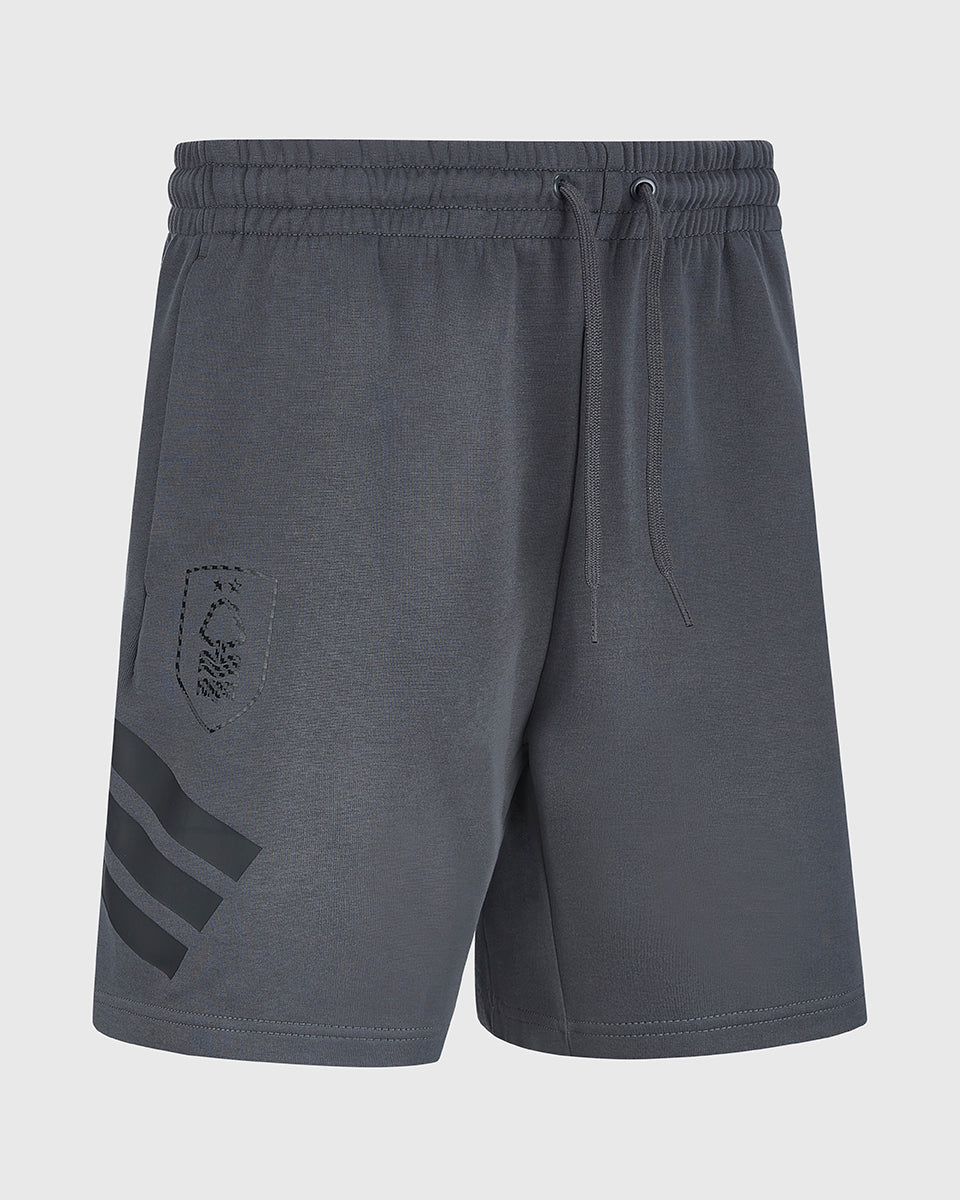 NFFC adidas Grey Future Icons 3-Stripe Shorts