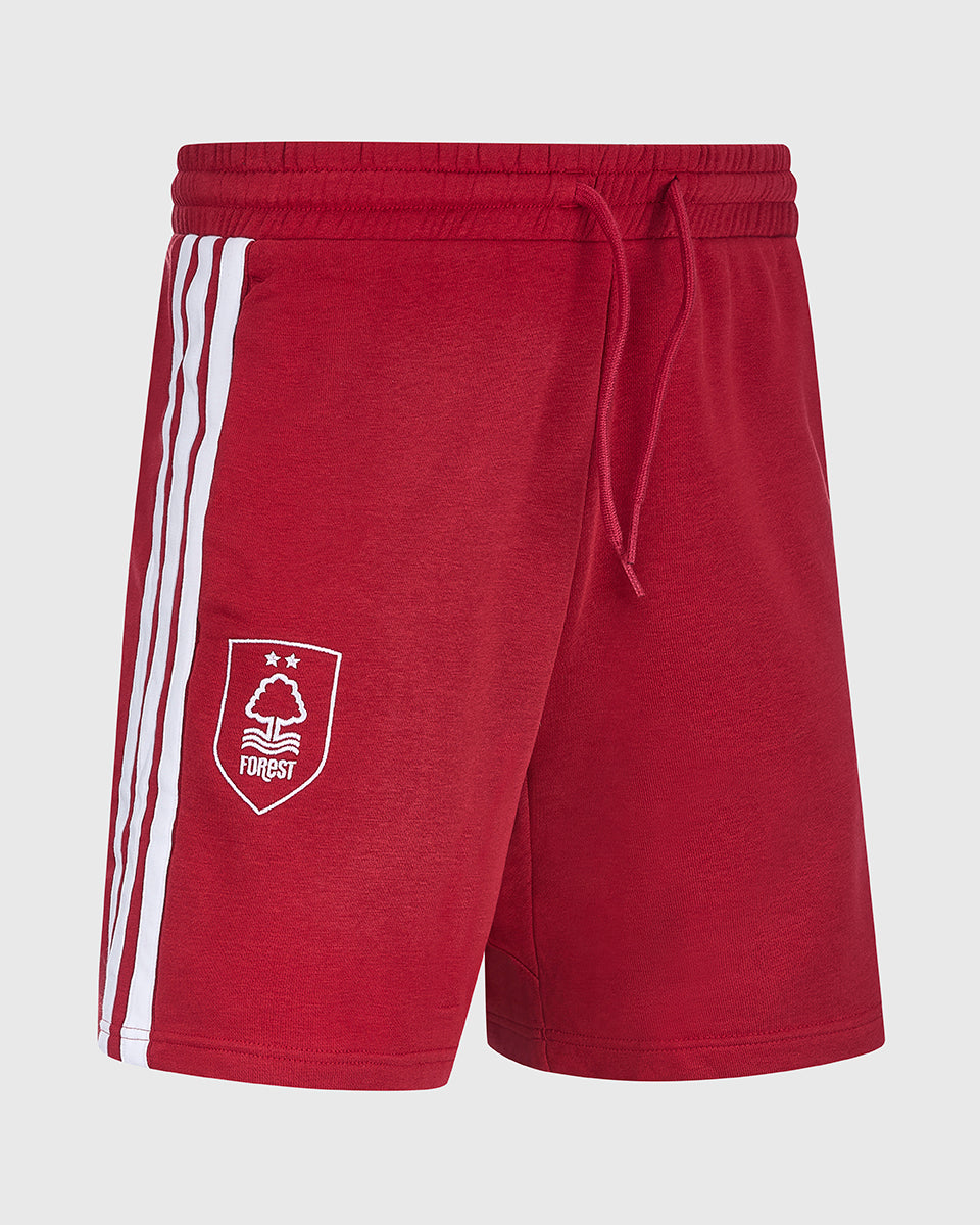 NFFC adidas Maroon 3-Stripe Shorts
