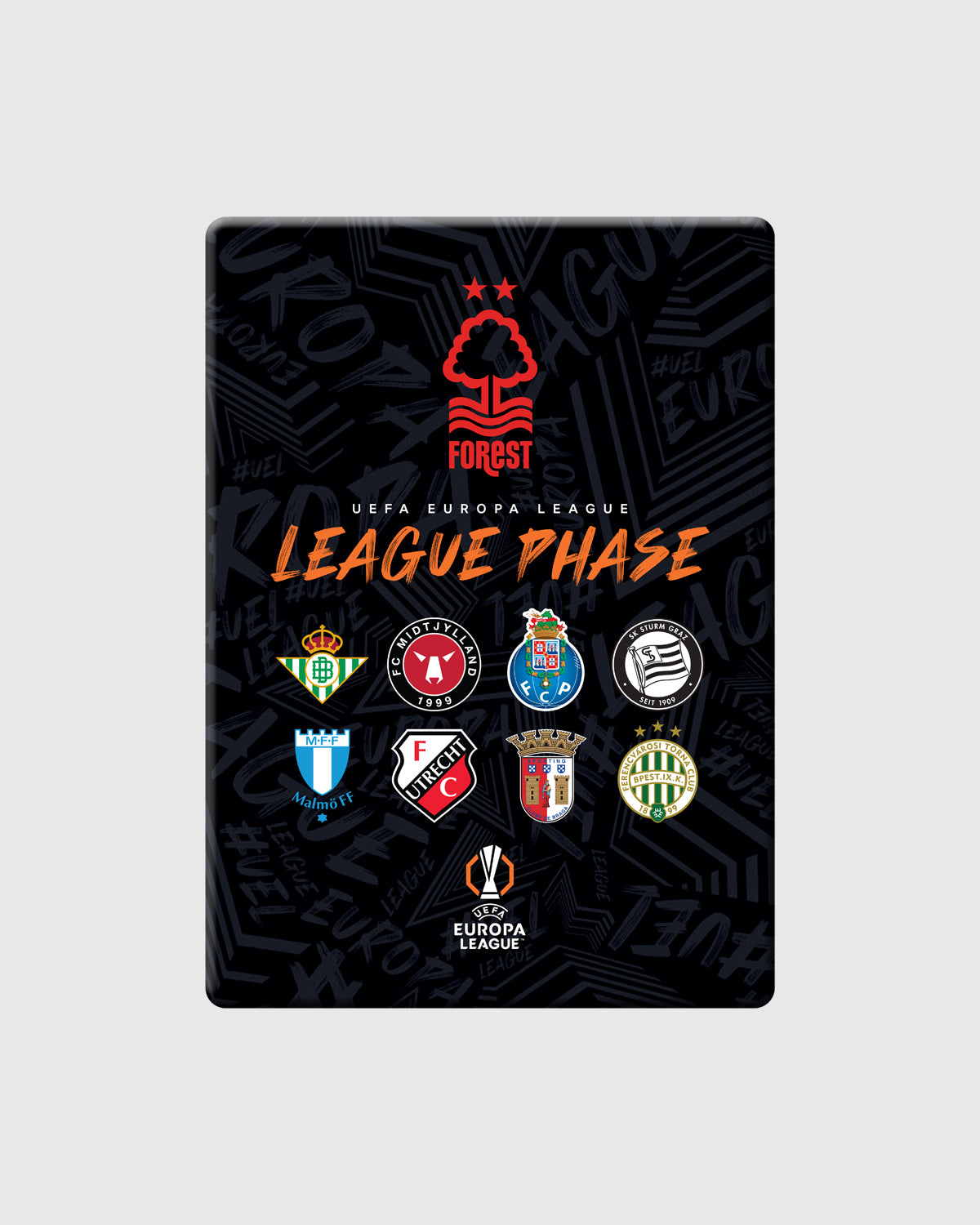 NFFC UEL 25/26 League Phase Fridge Magnet