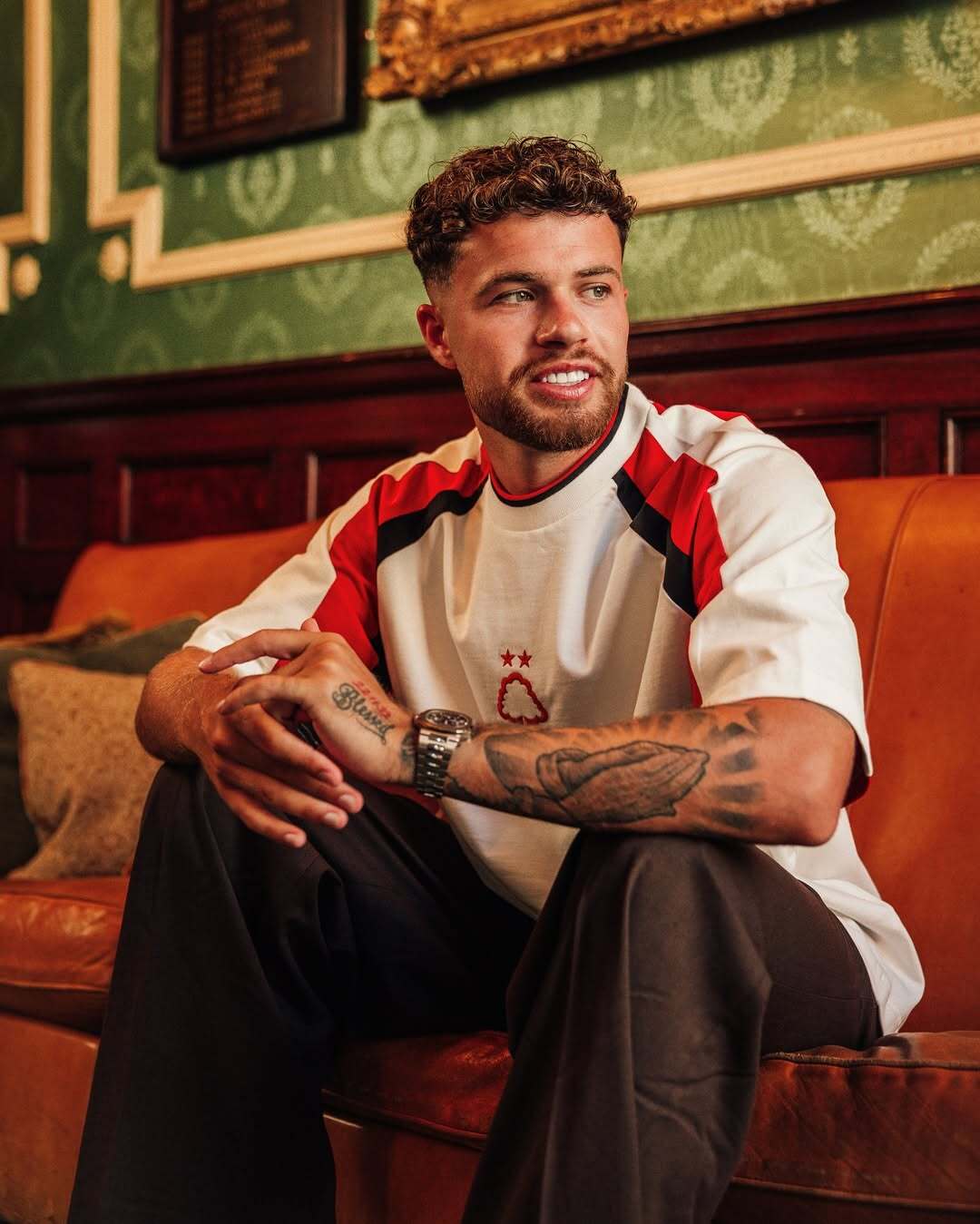 Art of NFFC 90s Oversized Panelled White Tee