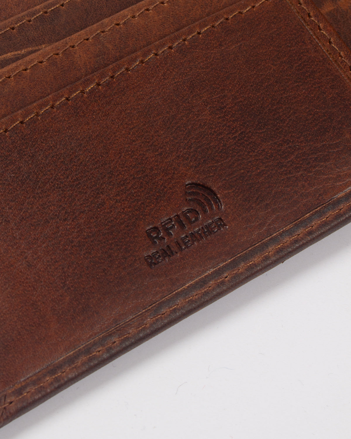 NFFC Brown Leather Wallet