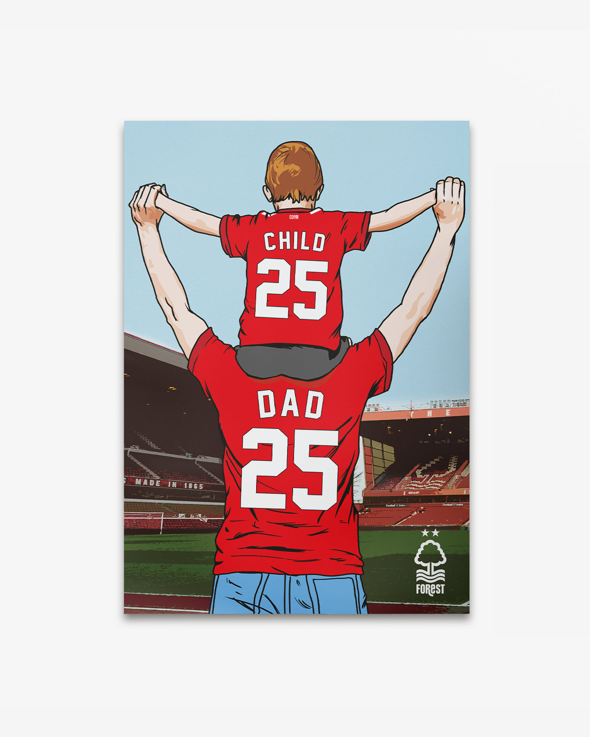 NFFC Dad & Child A3 Print