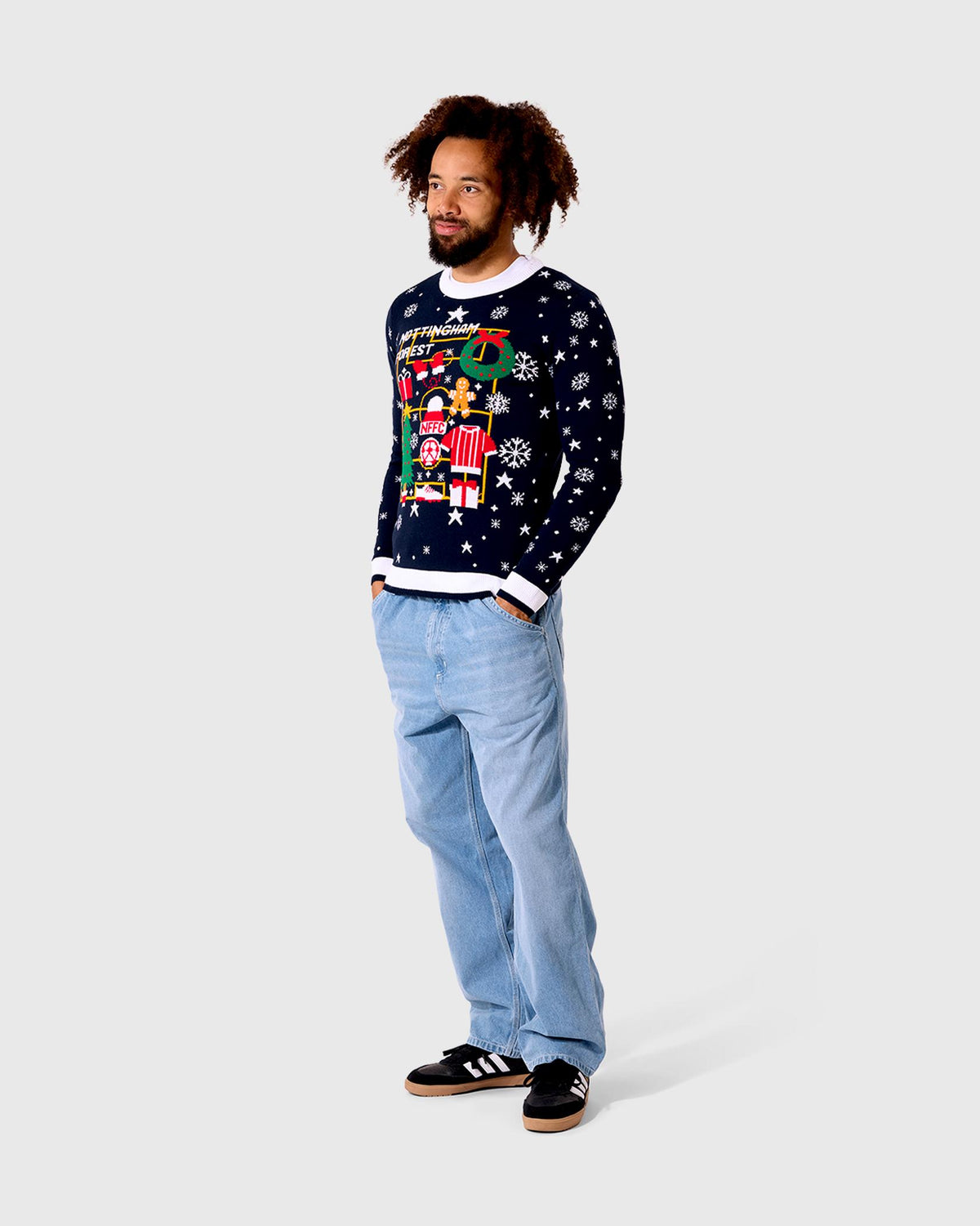 NFFC Navy Festive Selection Christmas Jumper
