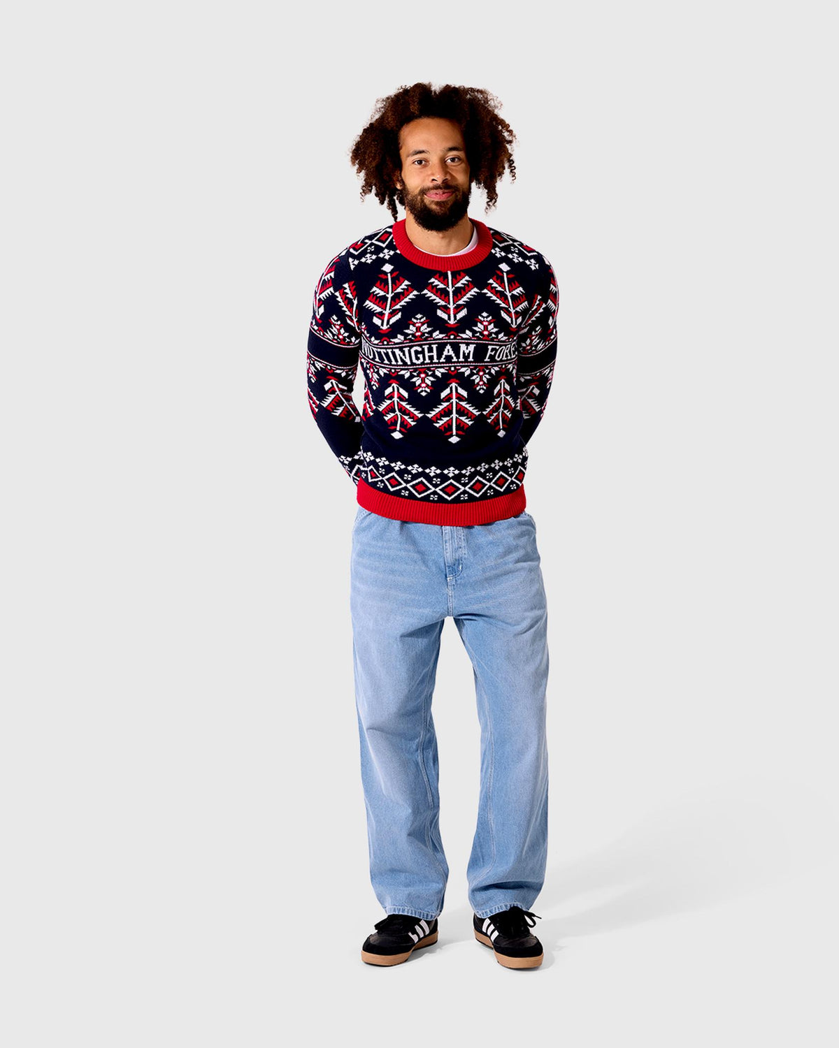 NFFC Navy Hemlock Christmas Jumper