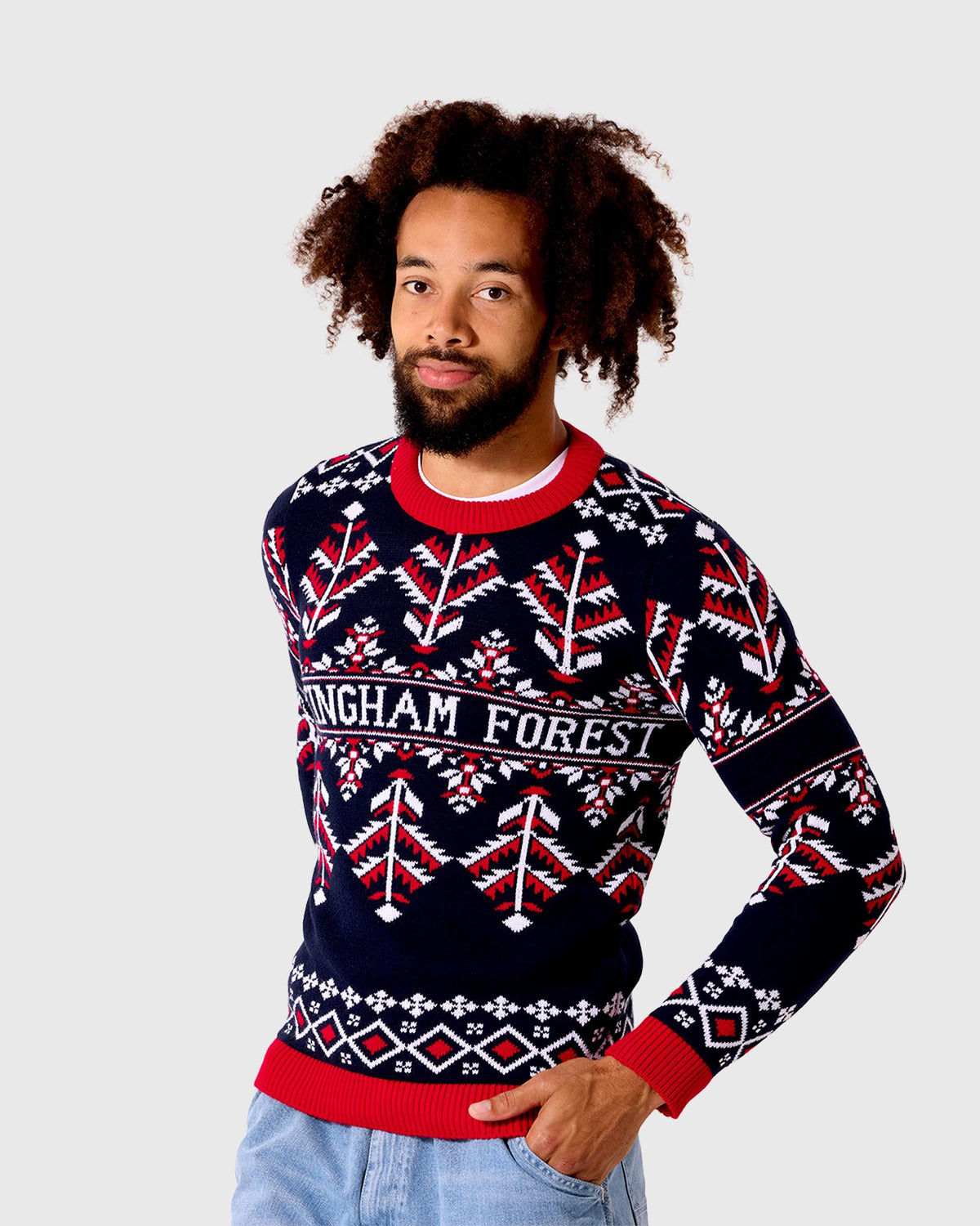 NFFC Navy Hemlock Christmas Jumper