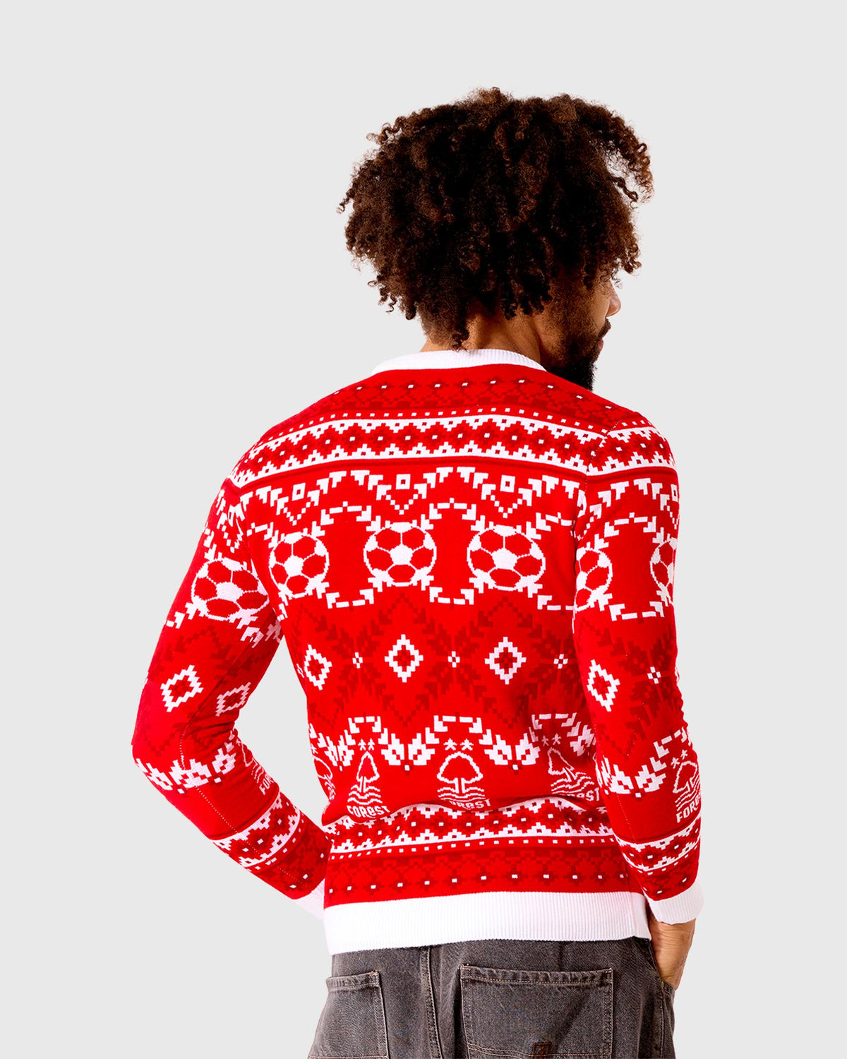 NFFC Red Balsam Christmas Jumper