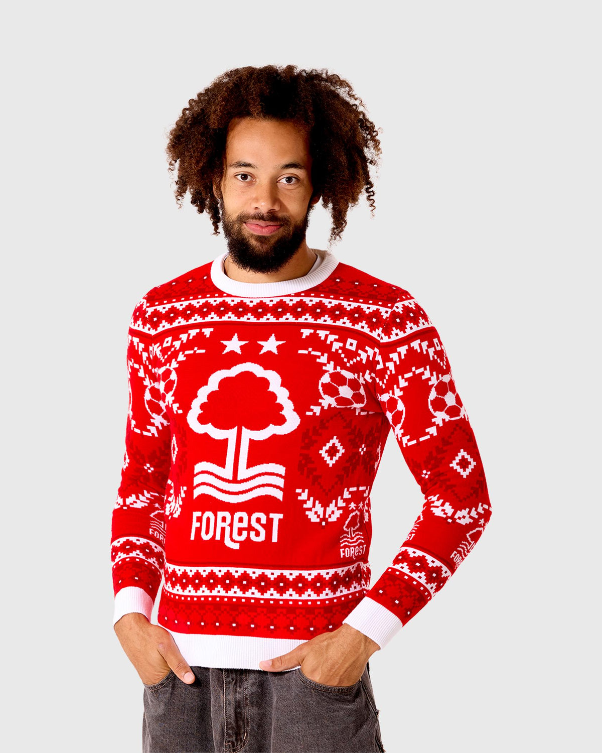 NFFC Red Balsam Christmas Jumper