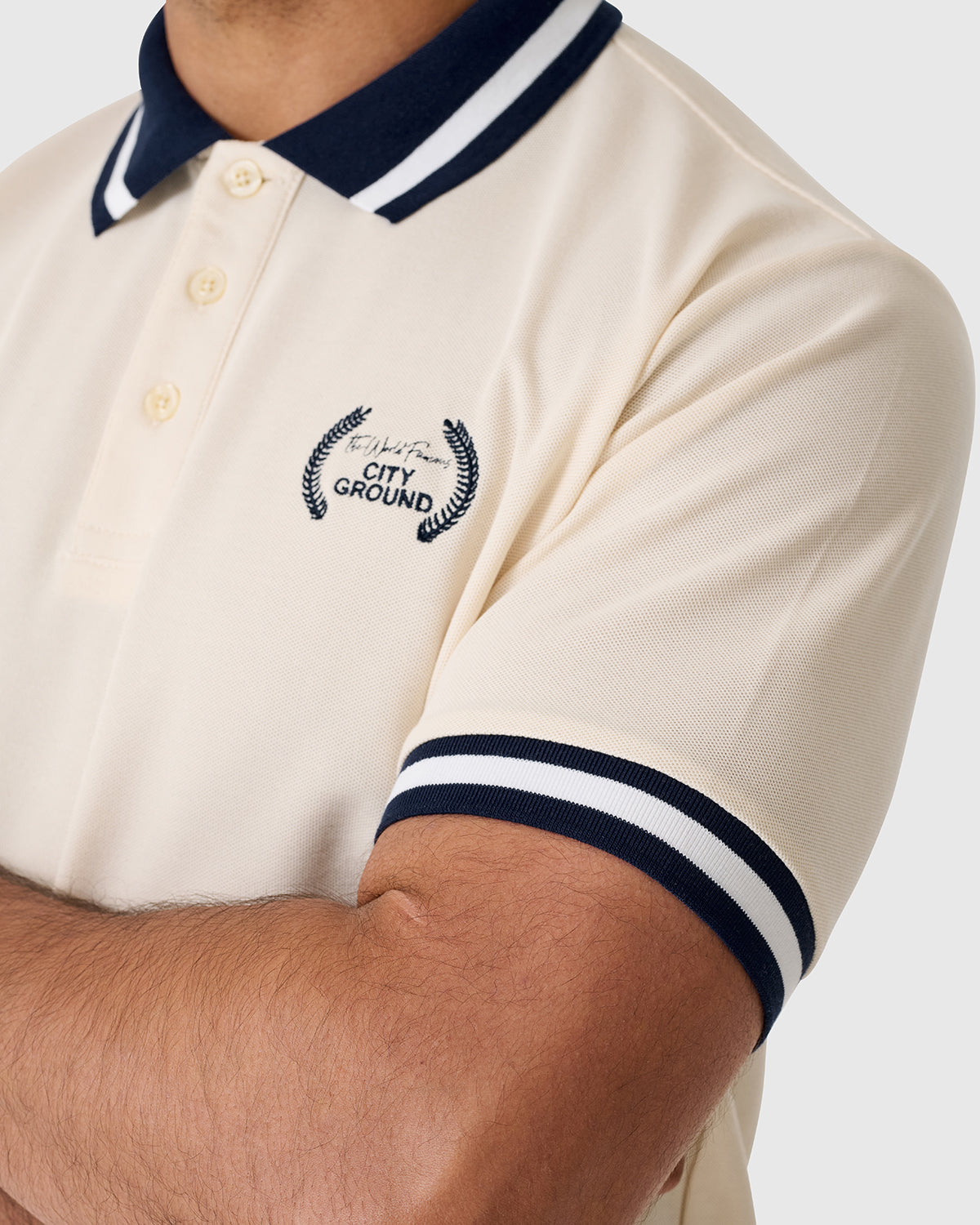 NFFC Ecru Laurels Polo