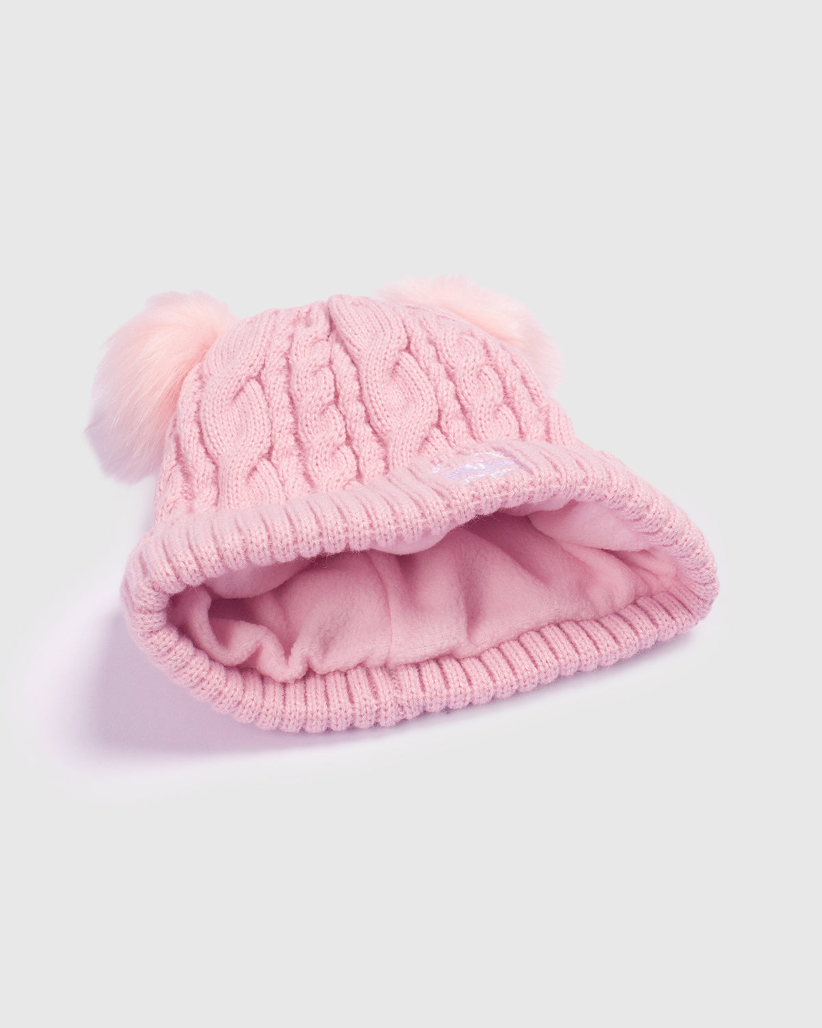 NFFC Junior Pink Pom Pom Beanie Hat