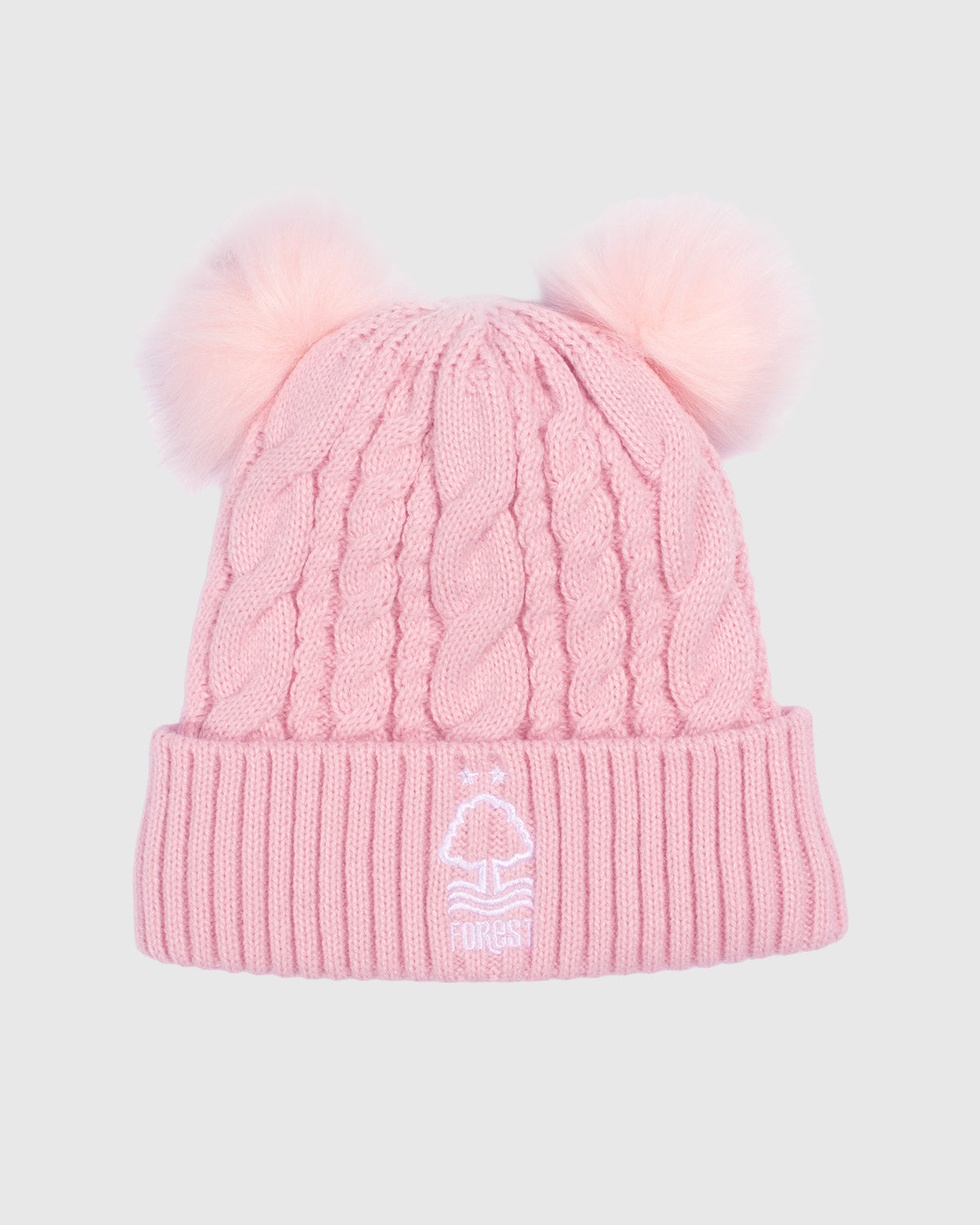 NFFC Junior Pink Pom Pom Beanie Hat