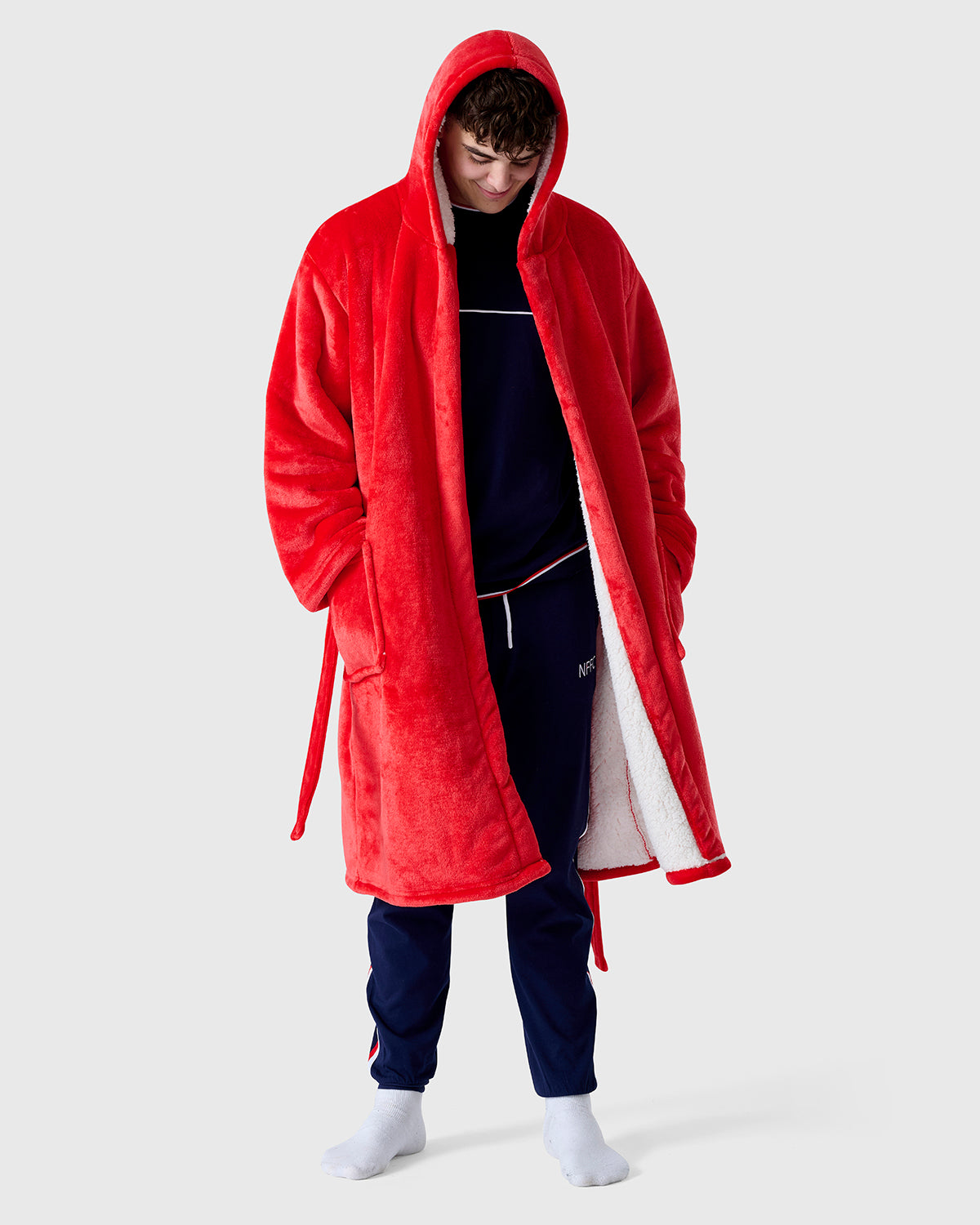 NFFC Sherpa Lined Dressing Gown