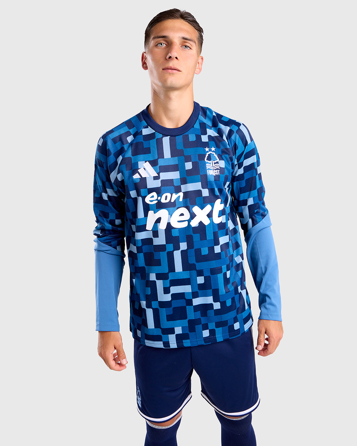NFFC 26/27 Blue Long Sleeve Pre-Match Jersey