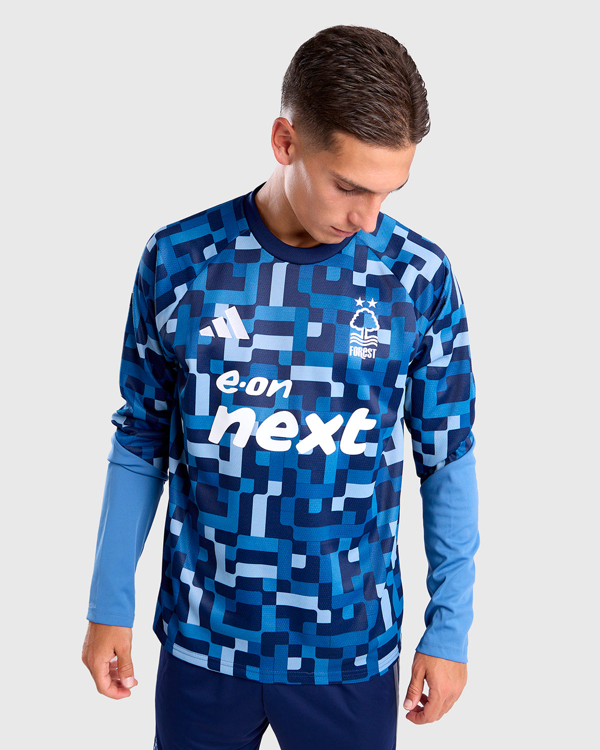 NFFC 26/27 Blue Long Sleeve Pre-Match Jersey