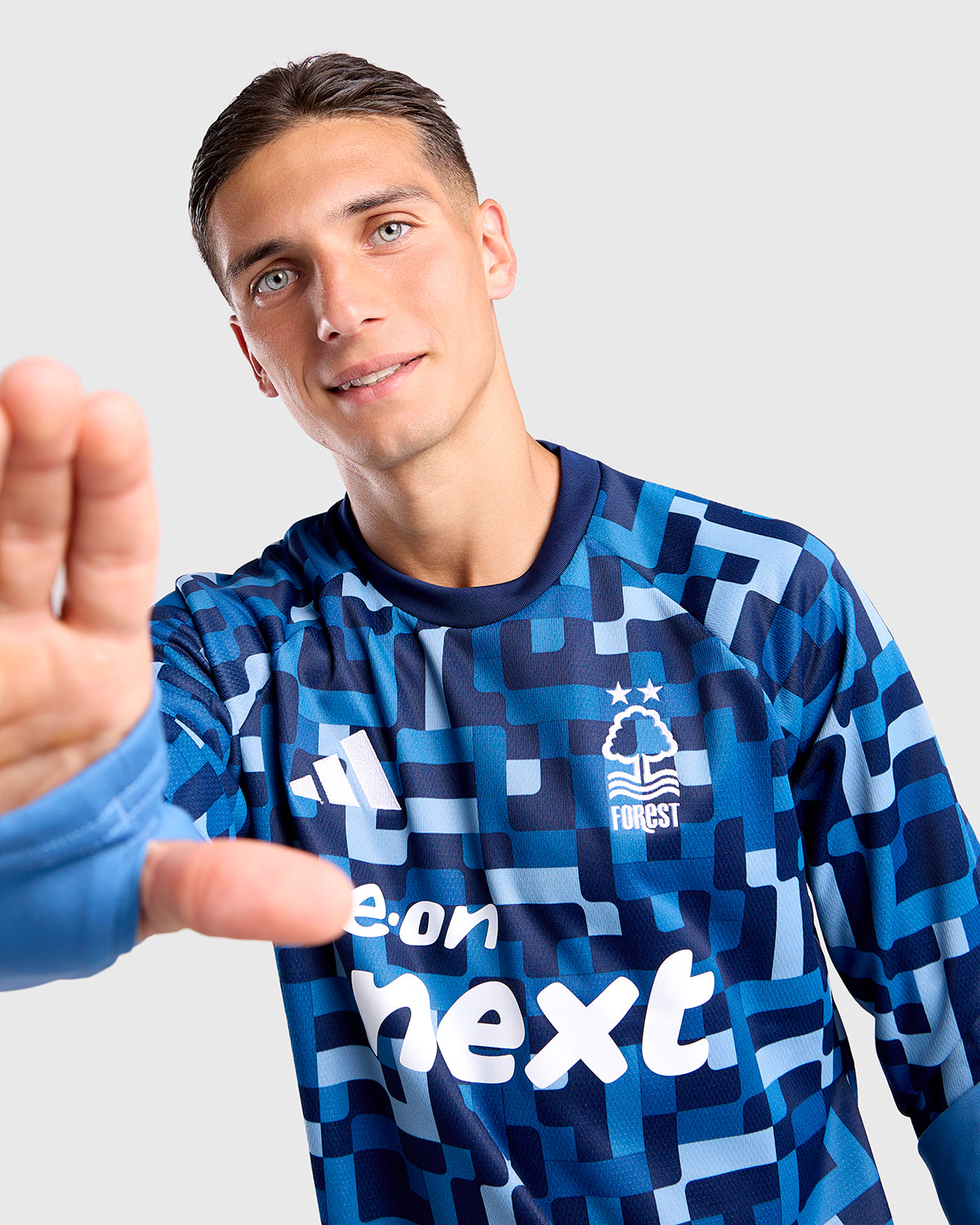 NFFC 26/27 Blue Long Sleeve Pre-Match Jersey