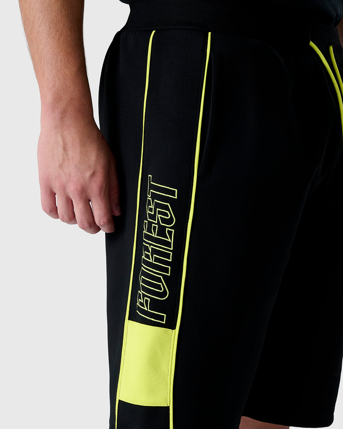 NFFC Black Neon Pop Shorts