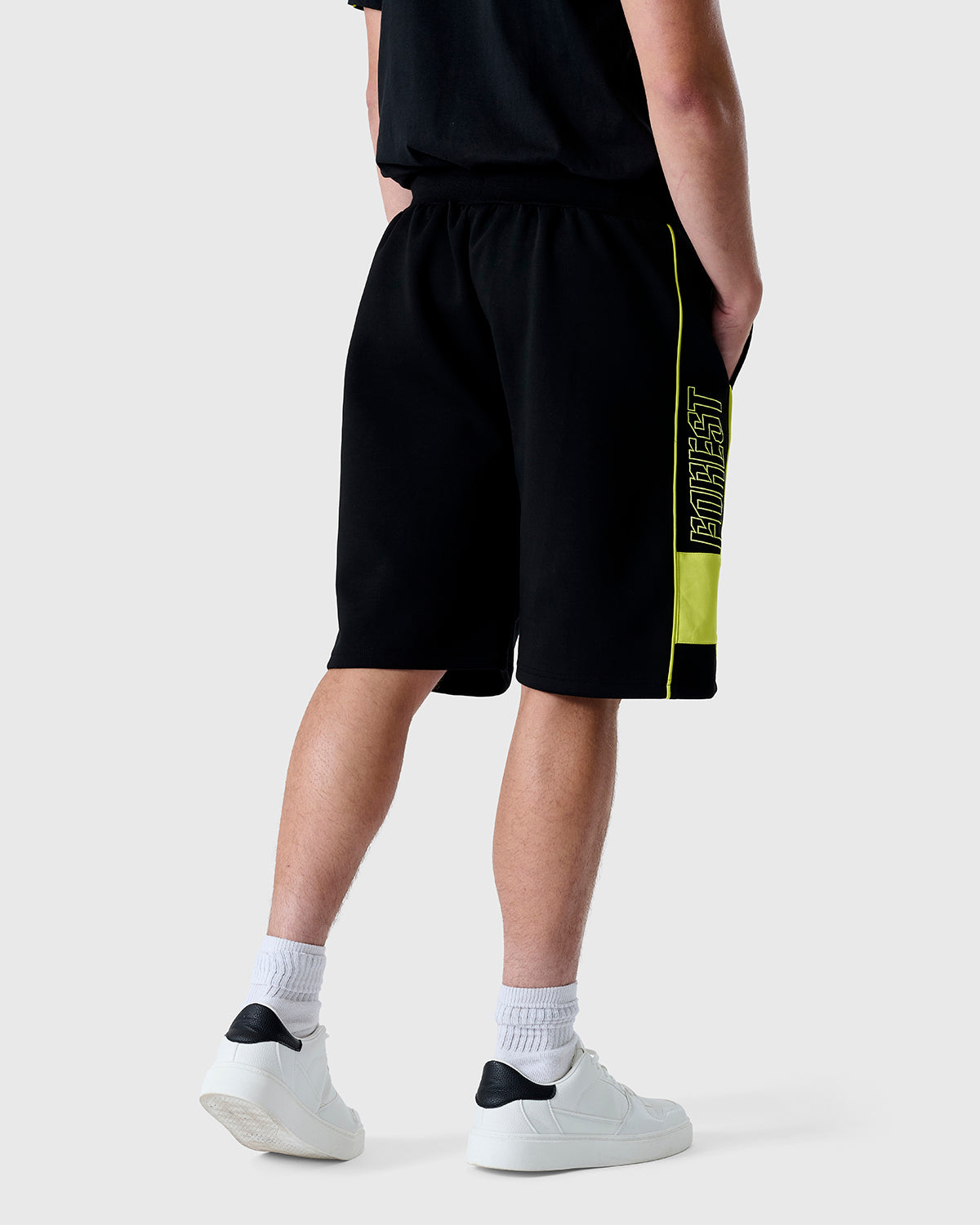 NFFC Black Neon Pop Shorts