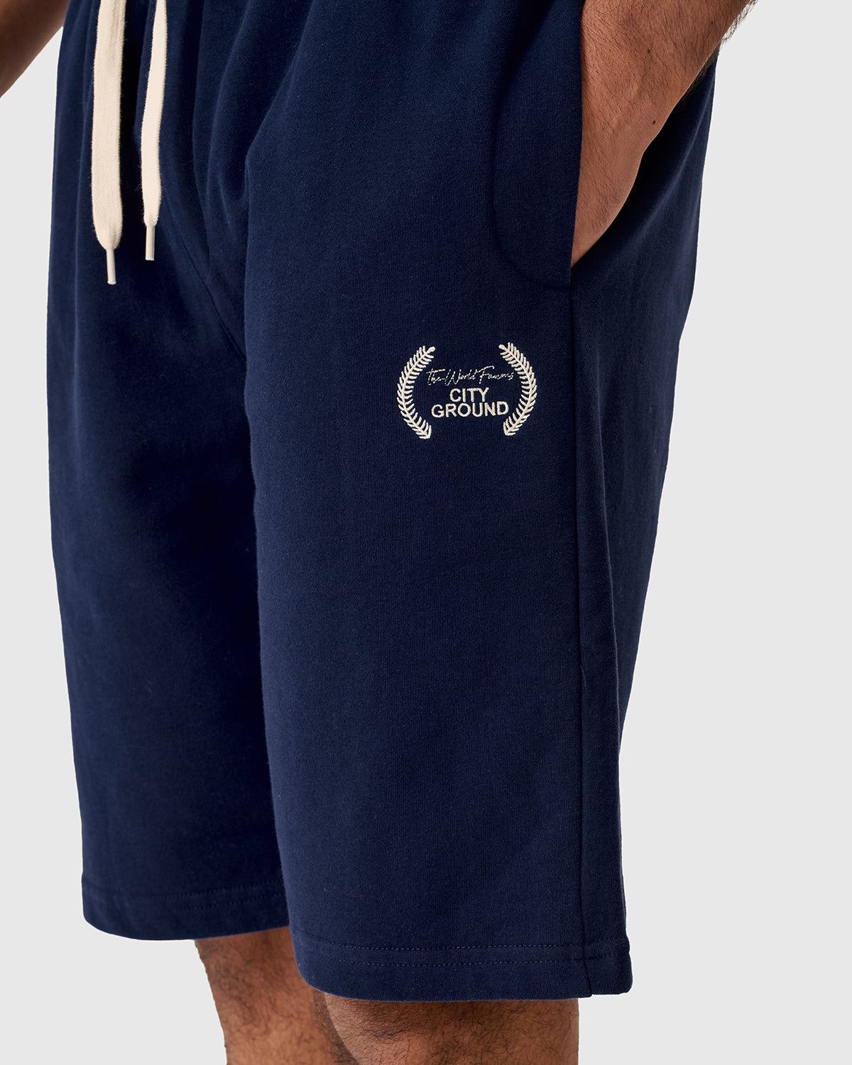 NFFC Navy Laurels Shorts