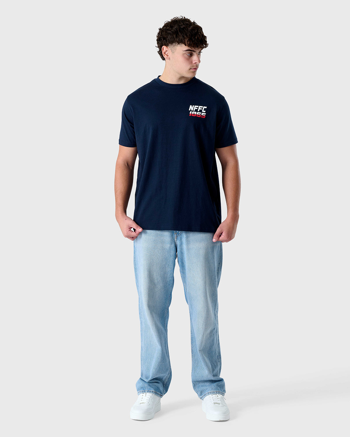NFFC Navy Sports Casual 1865 Print T-Shirt