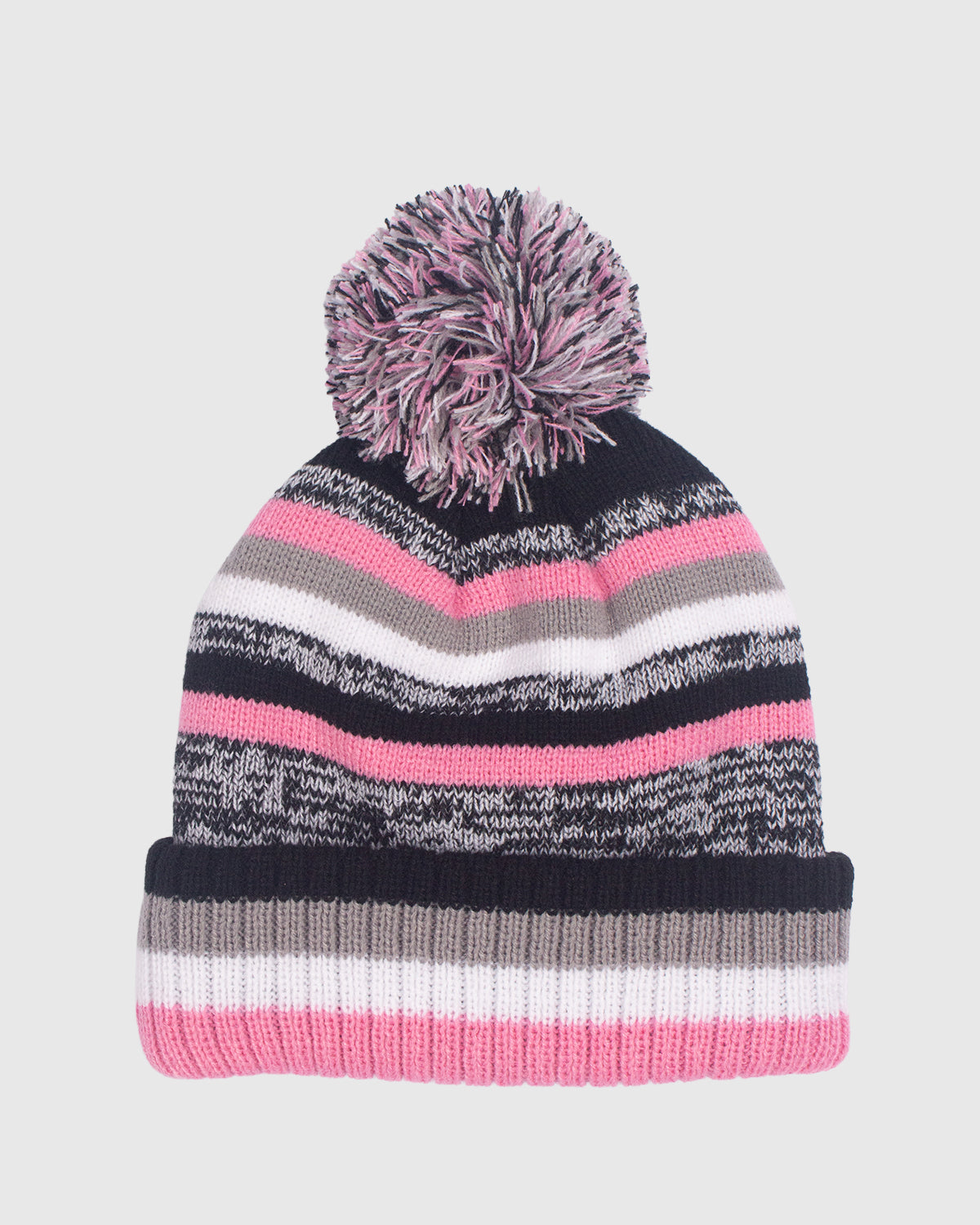 NFFC Pink Forest Stripe Bobble Hat