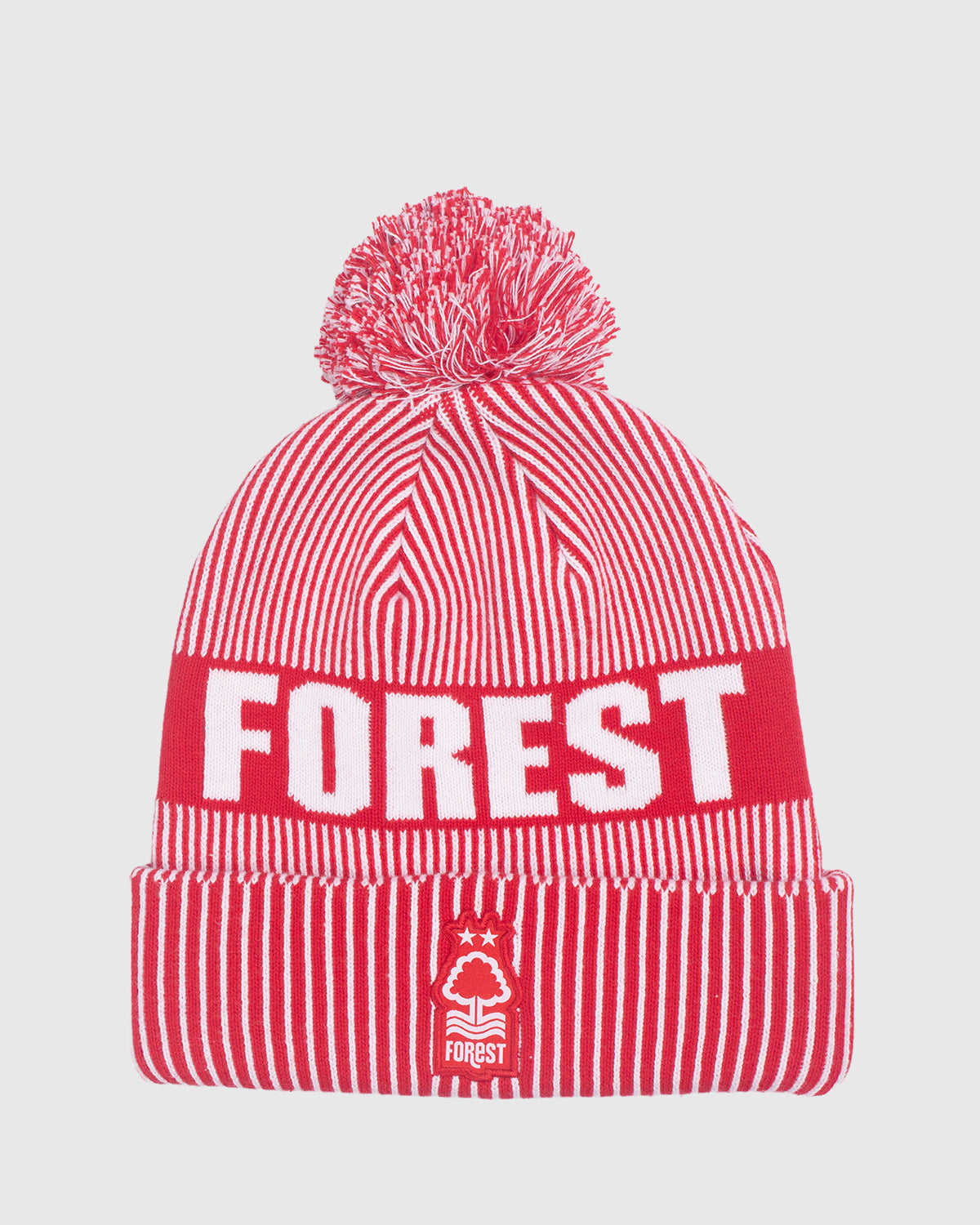 NFFC Red Forest Bobble Hat
