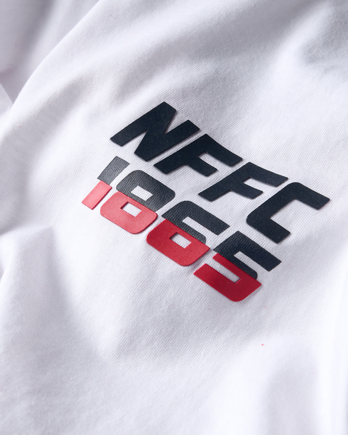 NFFC White Sports Casual 1865 Print T-Shirts