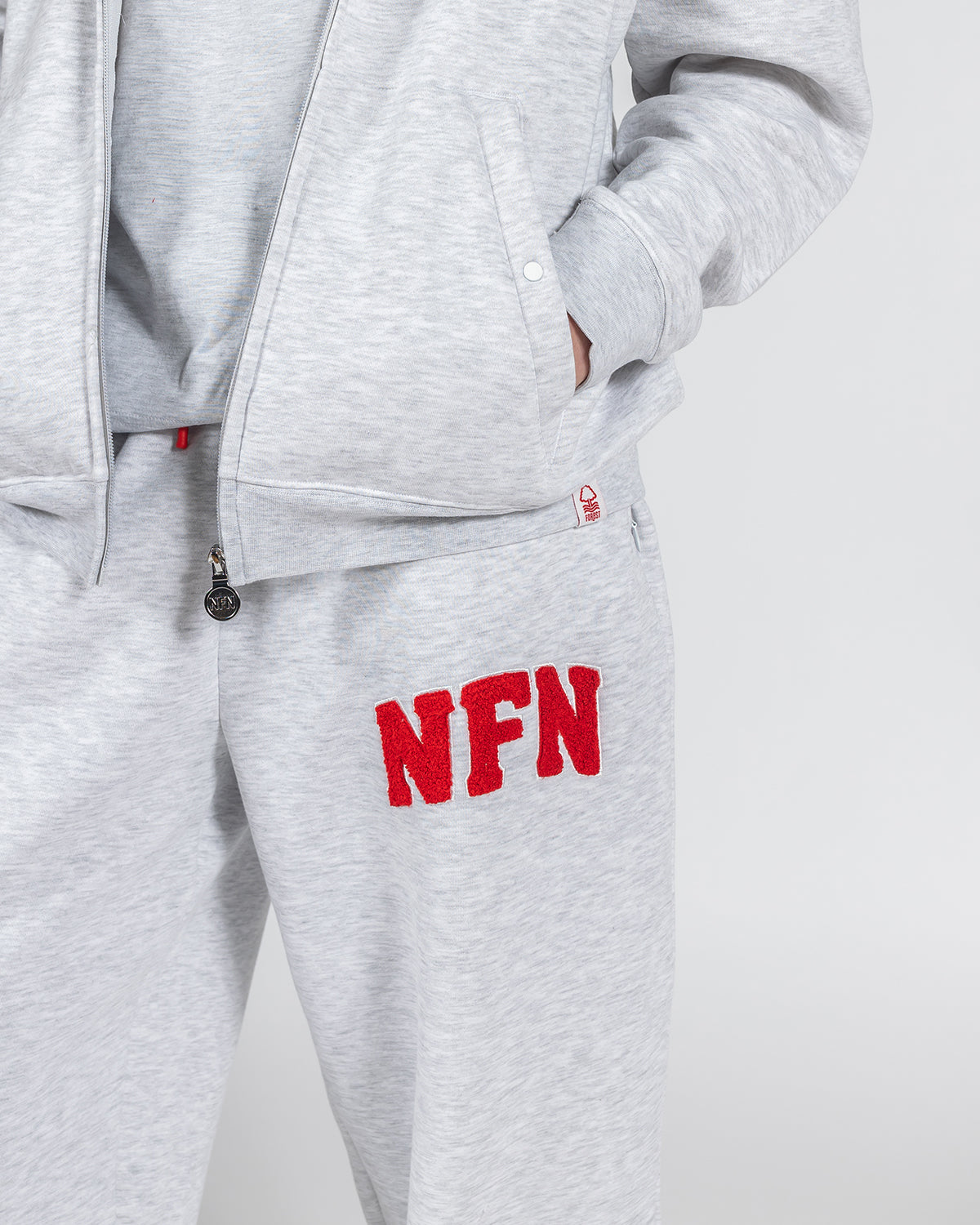 NFN Women's Grey Varsity Jogger