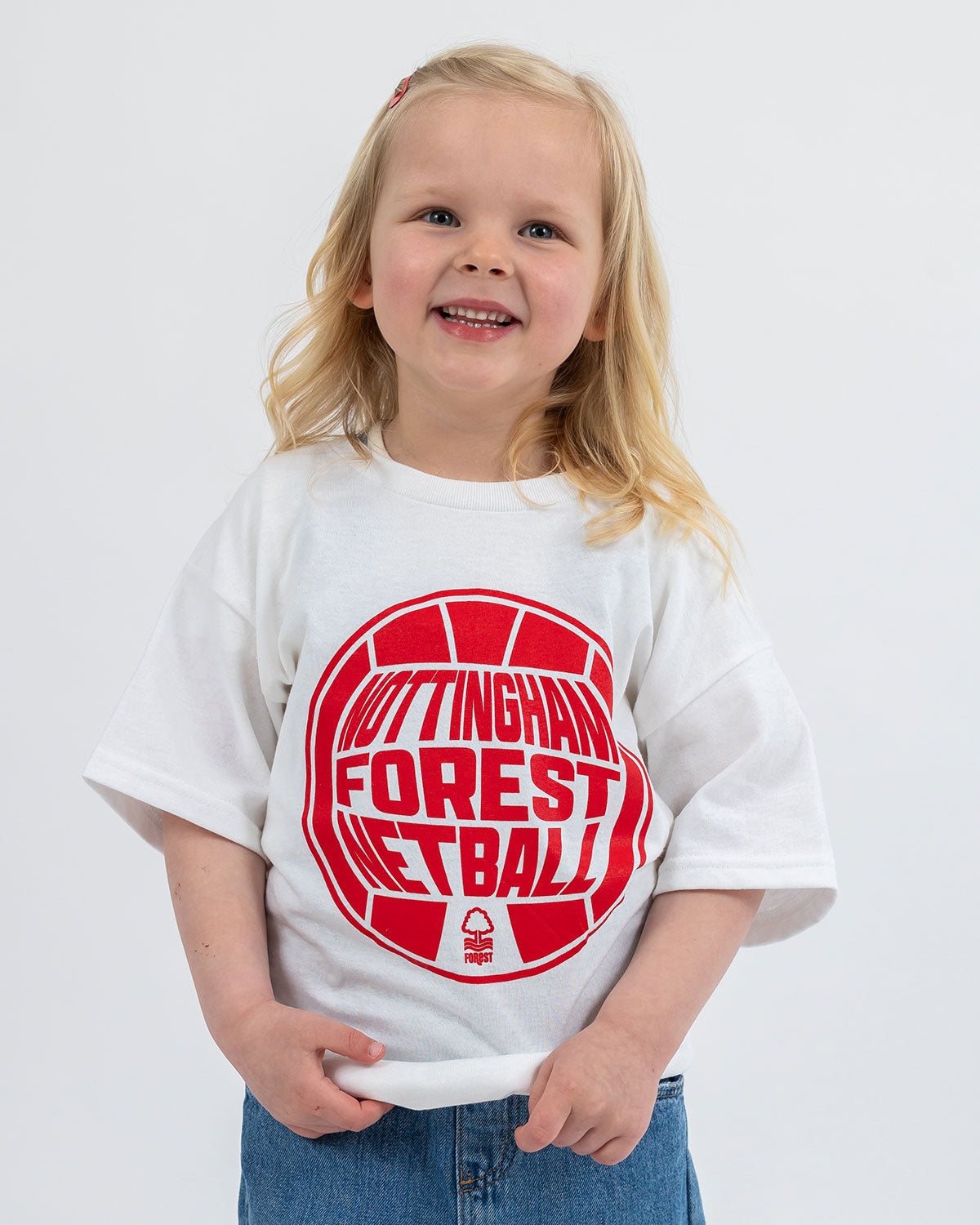 NFN Junior White Ball Print T-Shirt