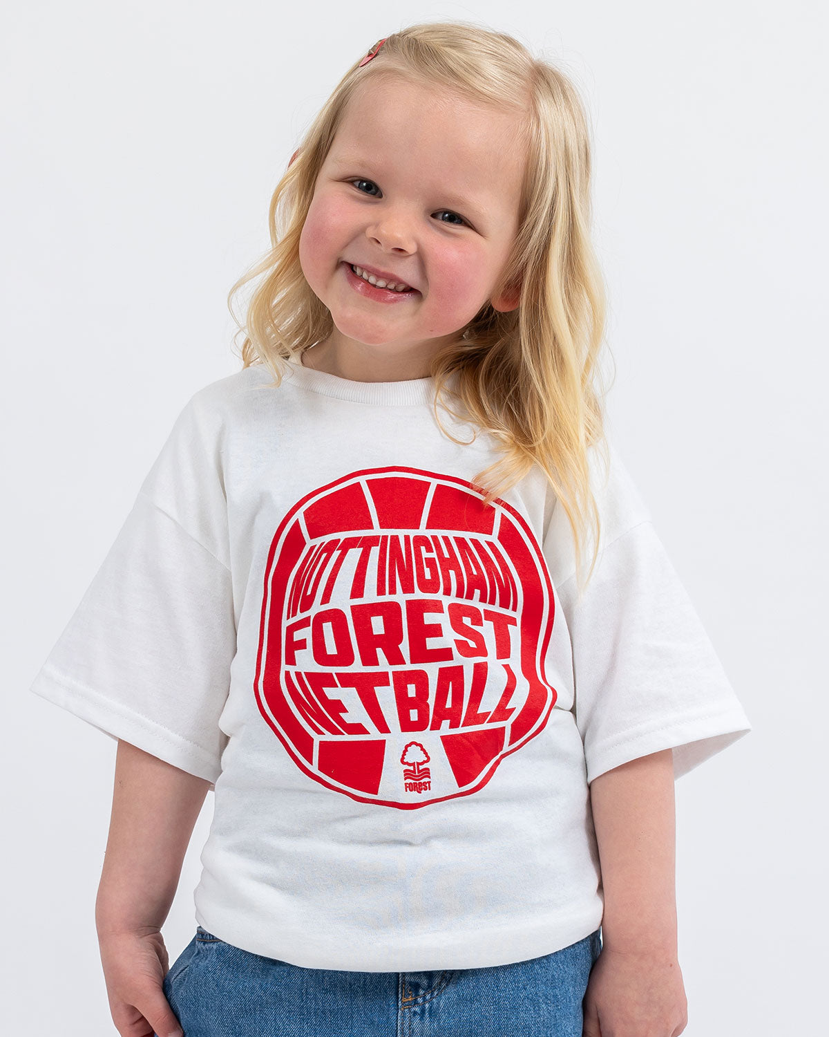 NFN Junior White Ball Print T-Shirt