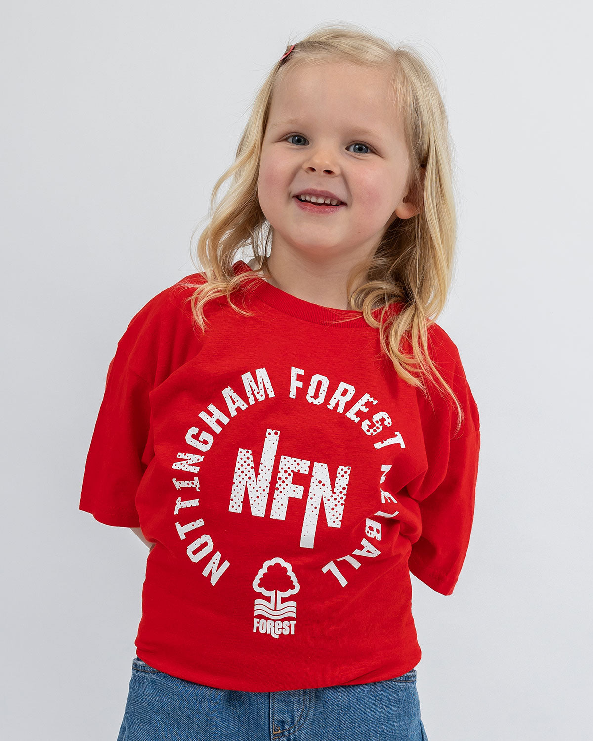 NFN Junior Red Circle Print T-Shirt
