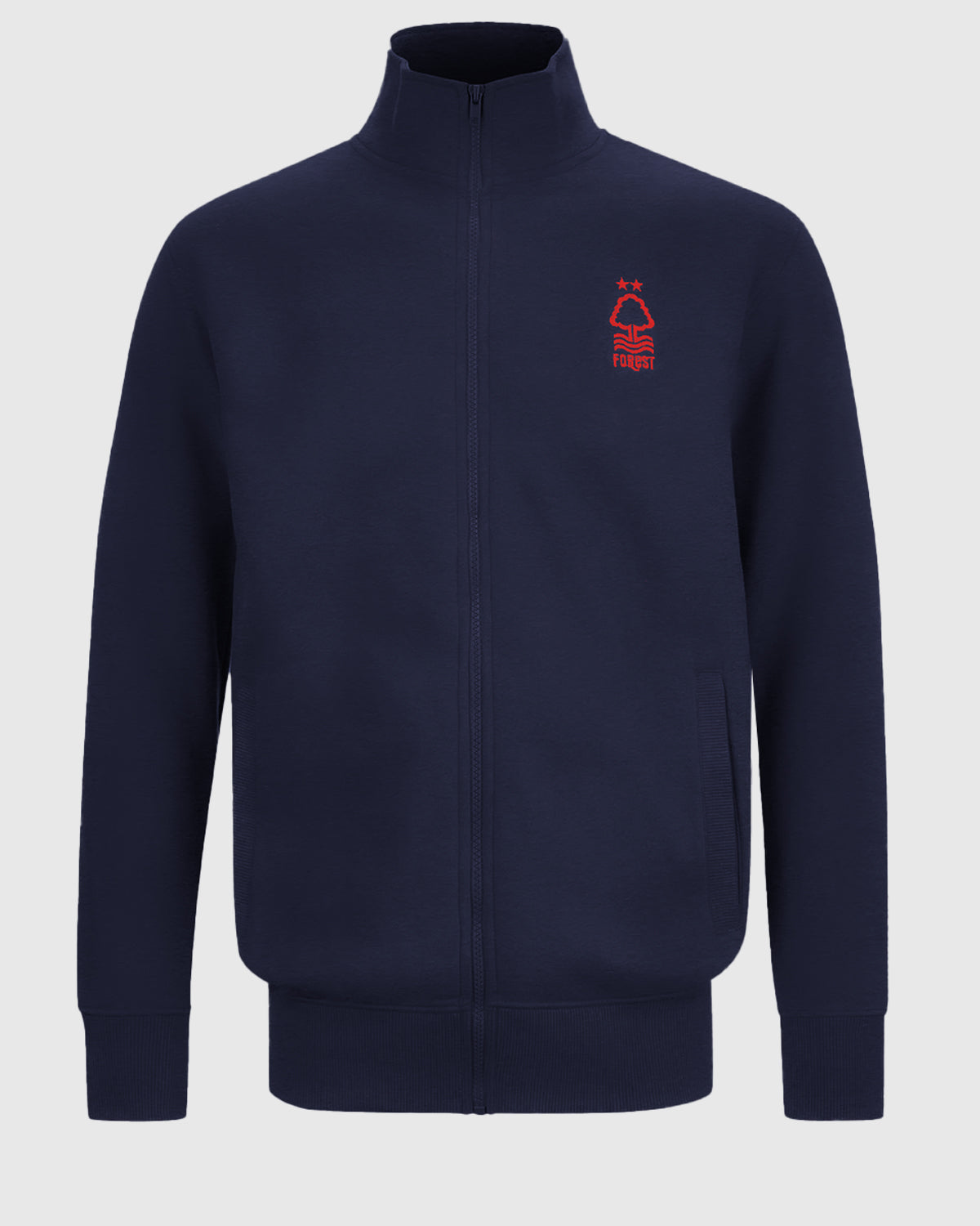 NFFC Navy Essential Crest Full Zip Track Top
