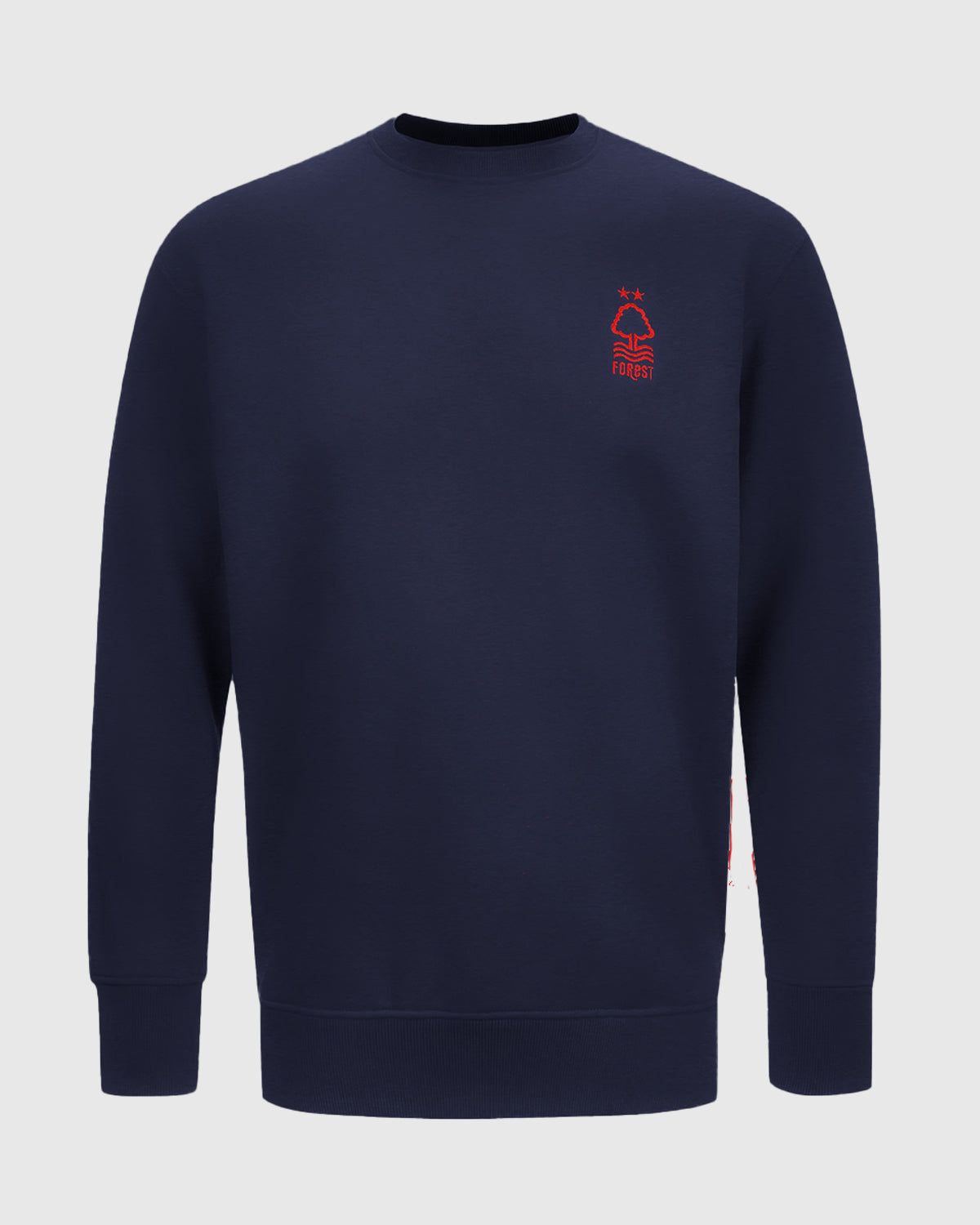 NFFC Navy Essential Crest Crew Neck Sweatshirt