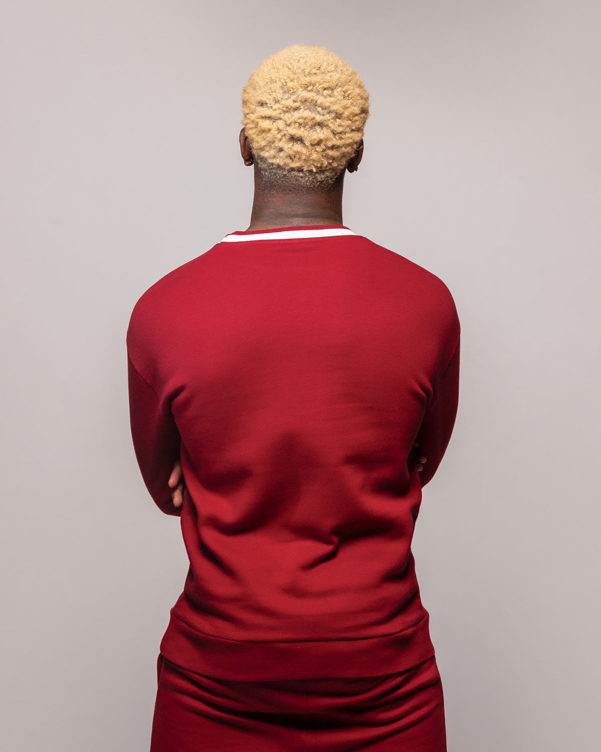 NFFC Stripe Collection Red Sweatshirt