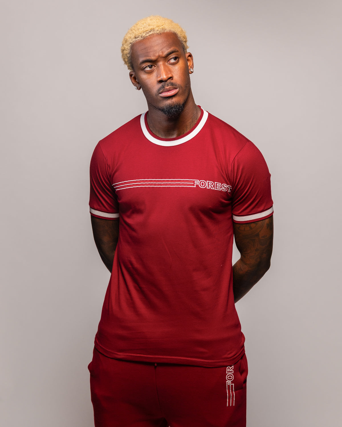 NFFC Stripe Collection Red T-Shirt